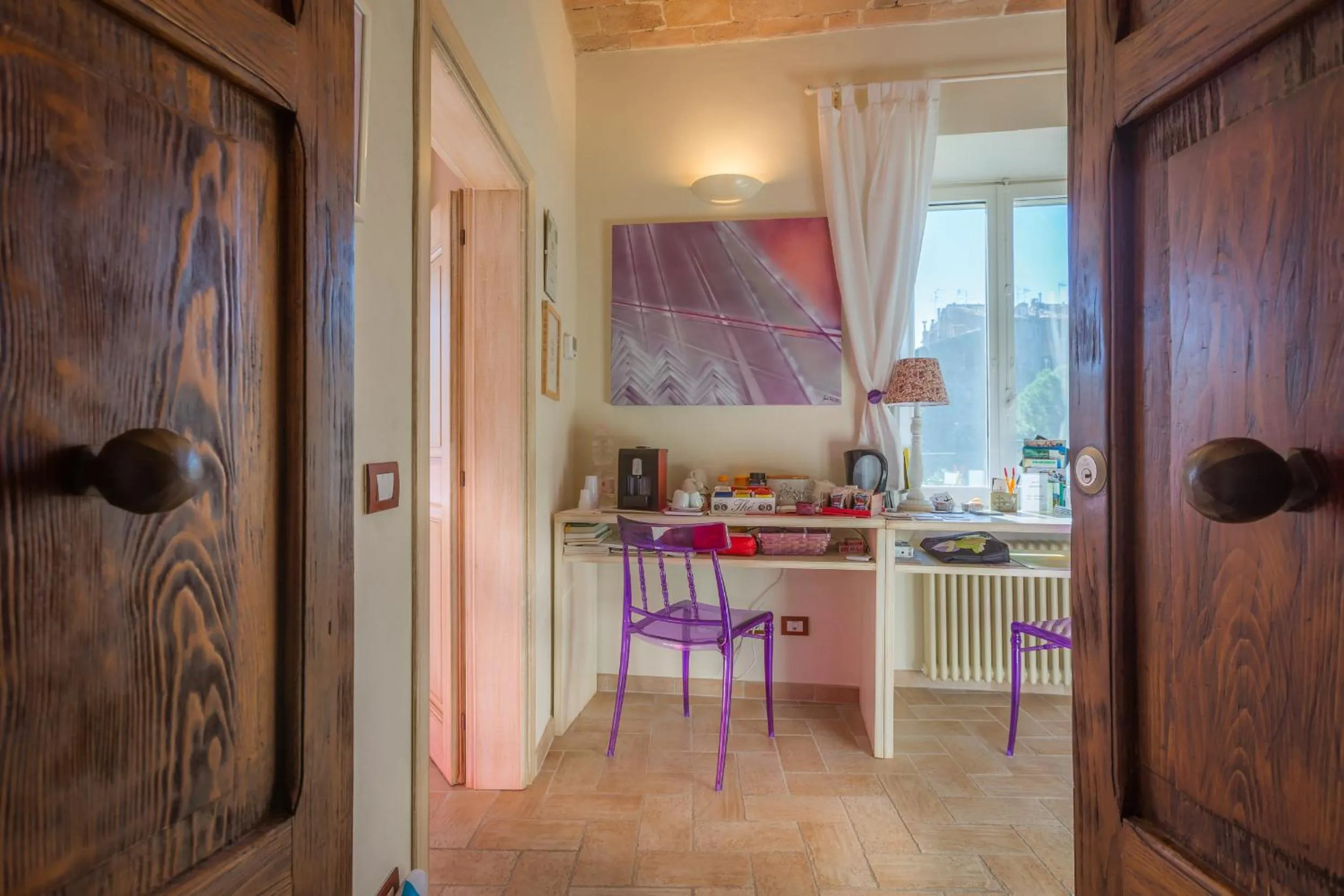 Lobby or reception in Viterbo Antica - centro storico