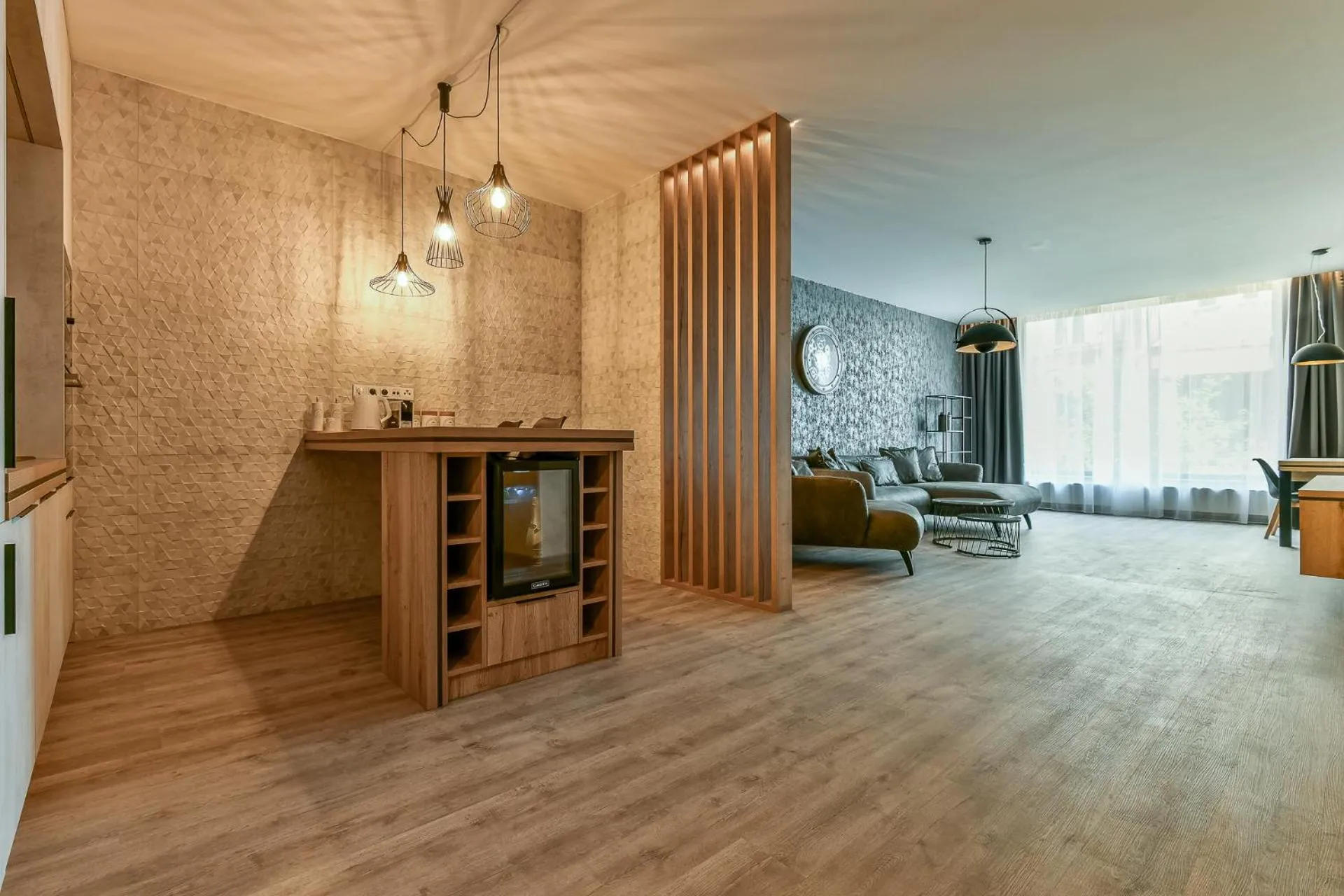 Kitchen or kitchenette in Hotel Stračena City