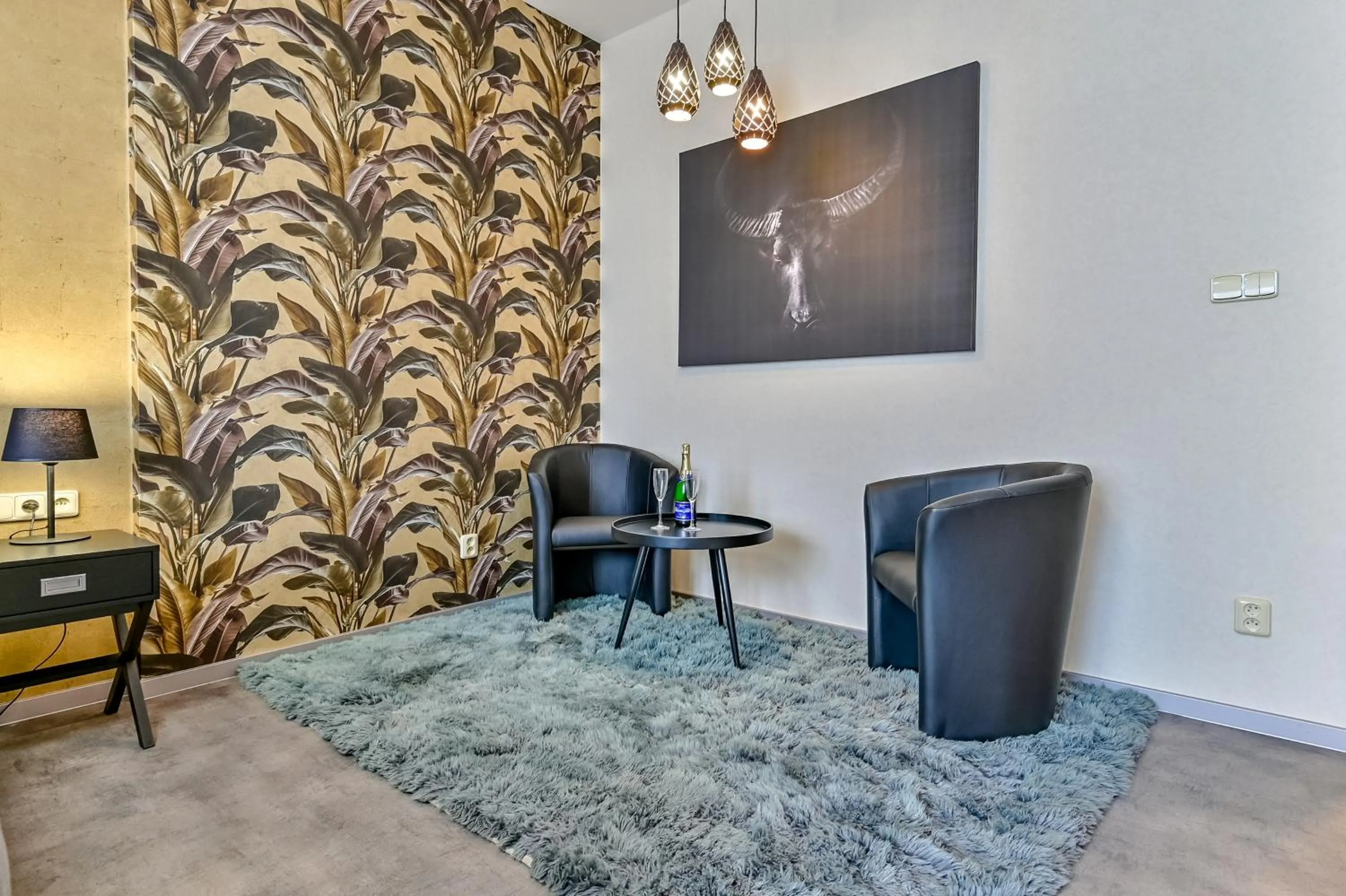 Seating area in Hotel Stračena City