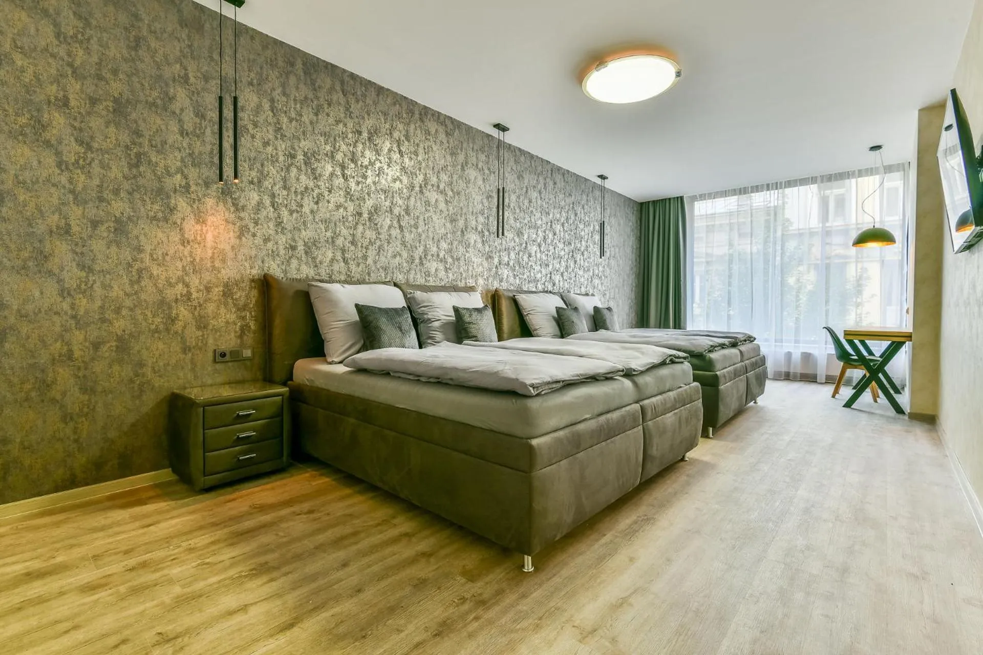 Bed in Hotel Stračena City