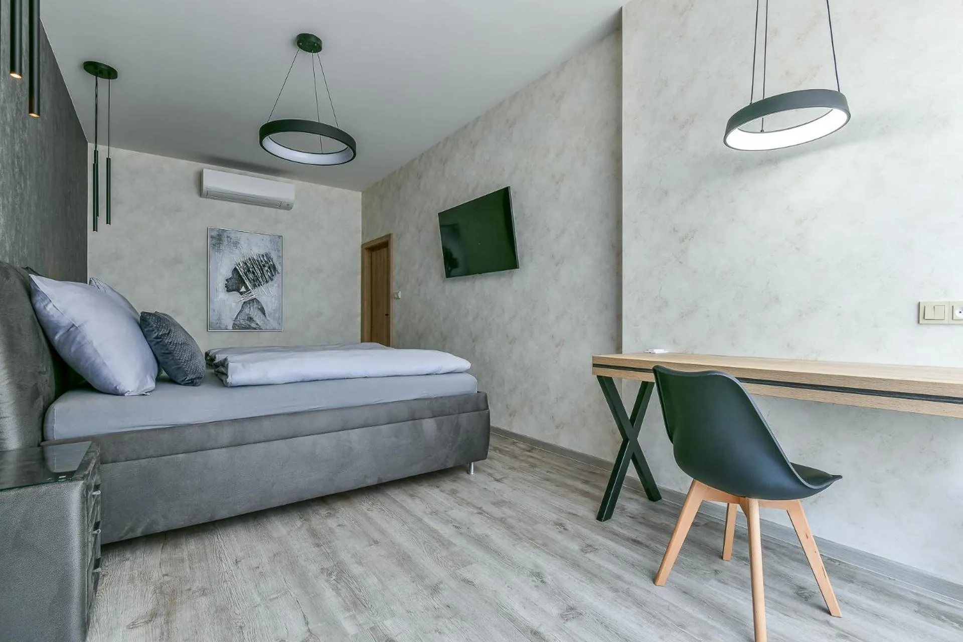 Bed in Hotel Stračena City