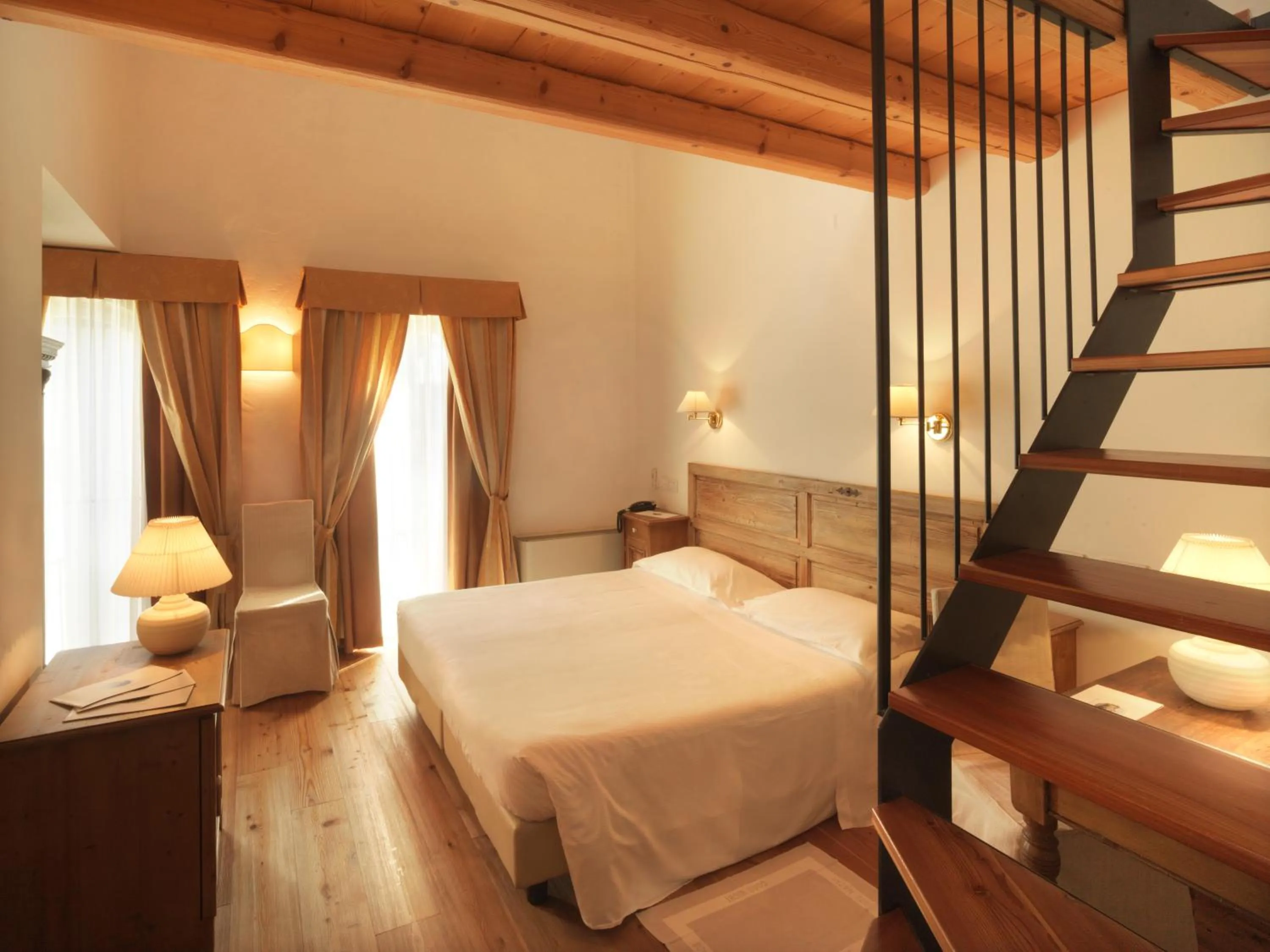 Bed in Villa Toderini