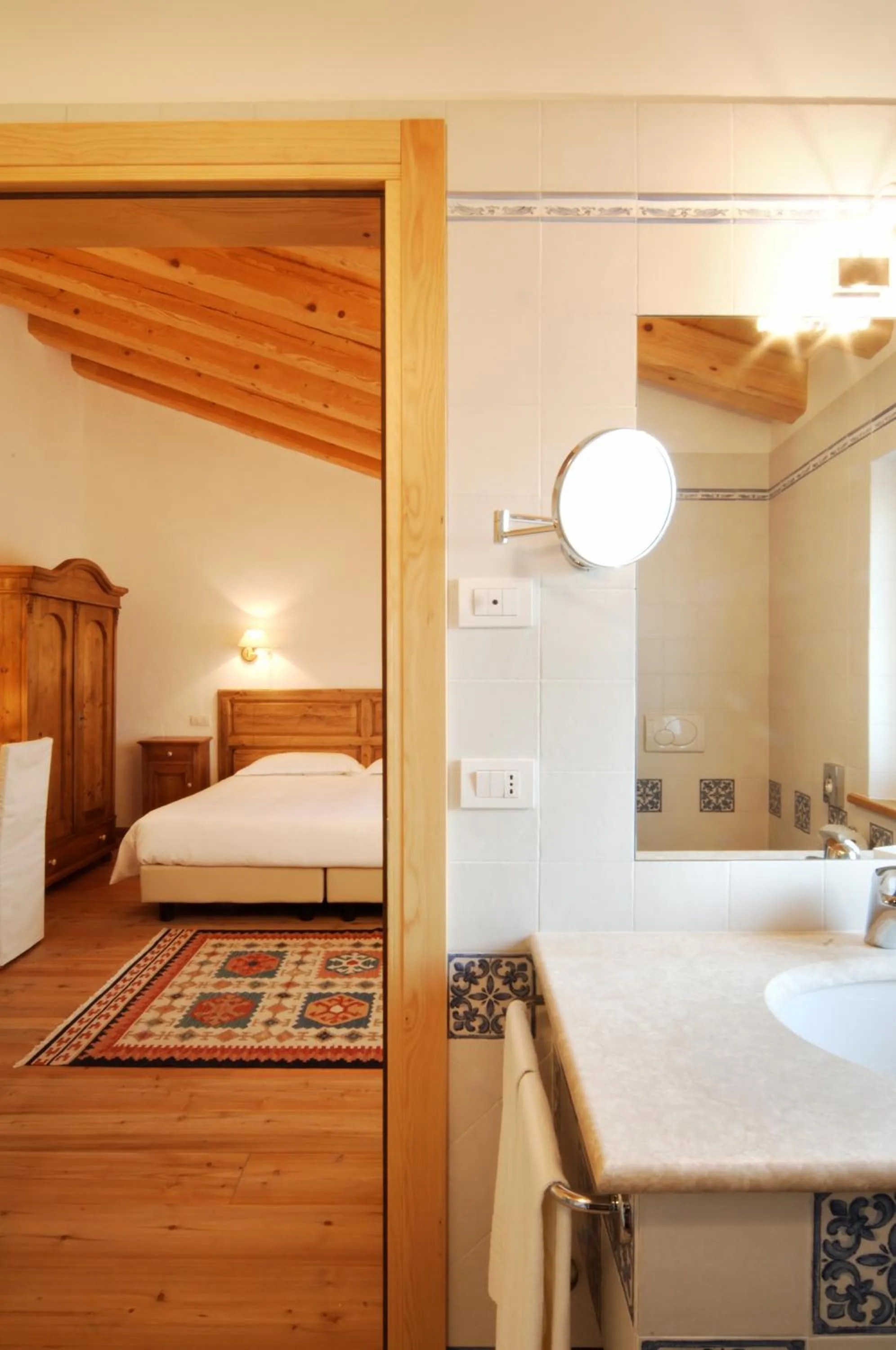 Bed in Villa Toderini