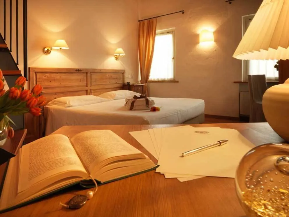 Bed in Villa Toderini