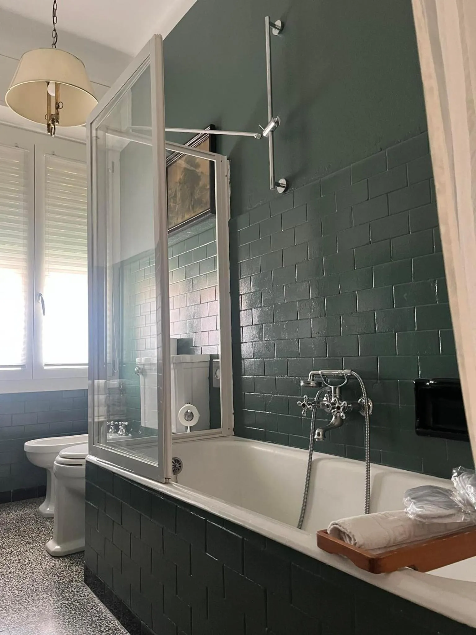 Bathroom in Eveline Portosole Hotel