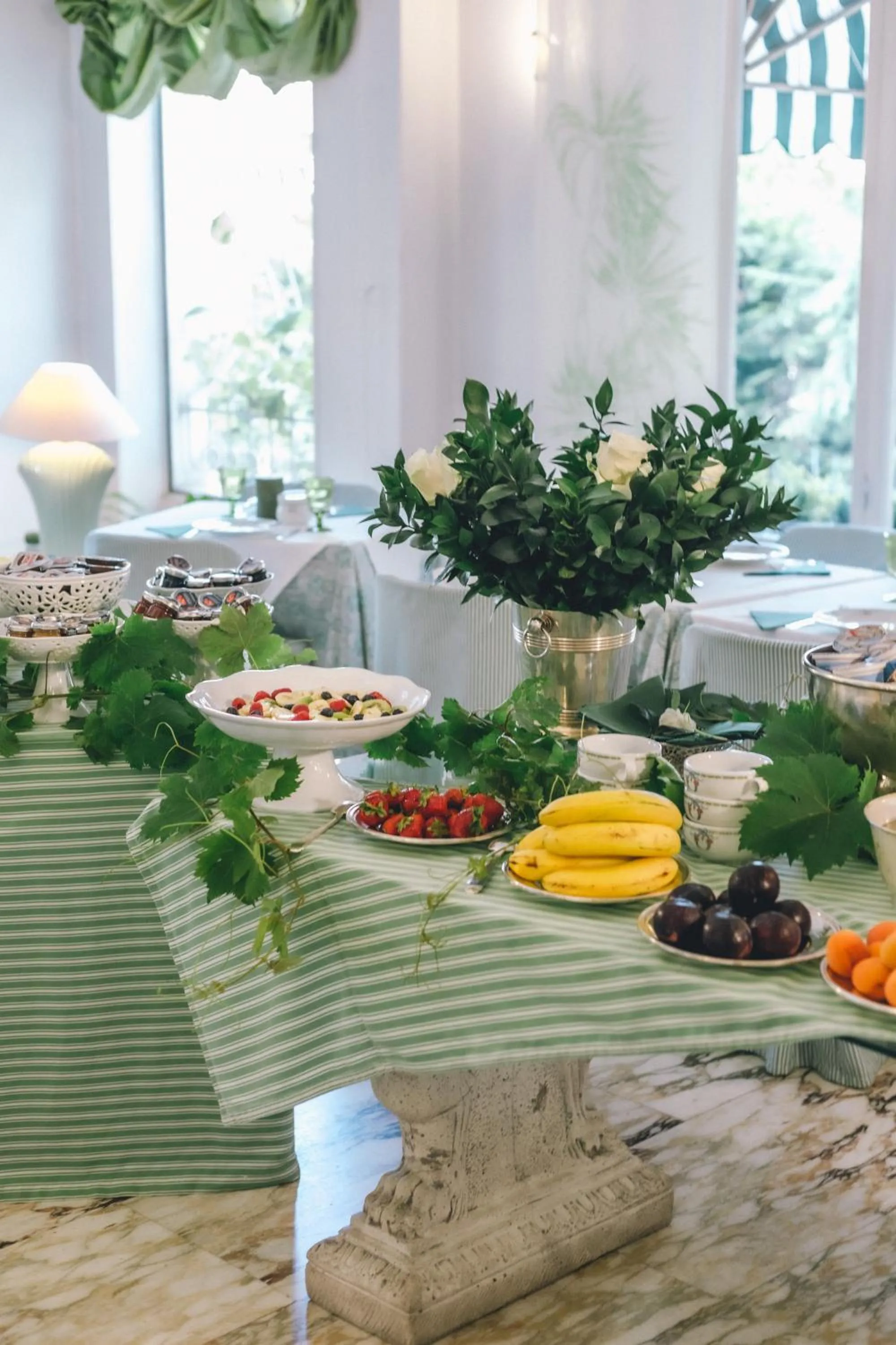 Buffet breakfast in Eveline Portosole Hotel