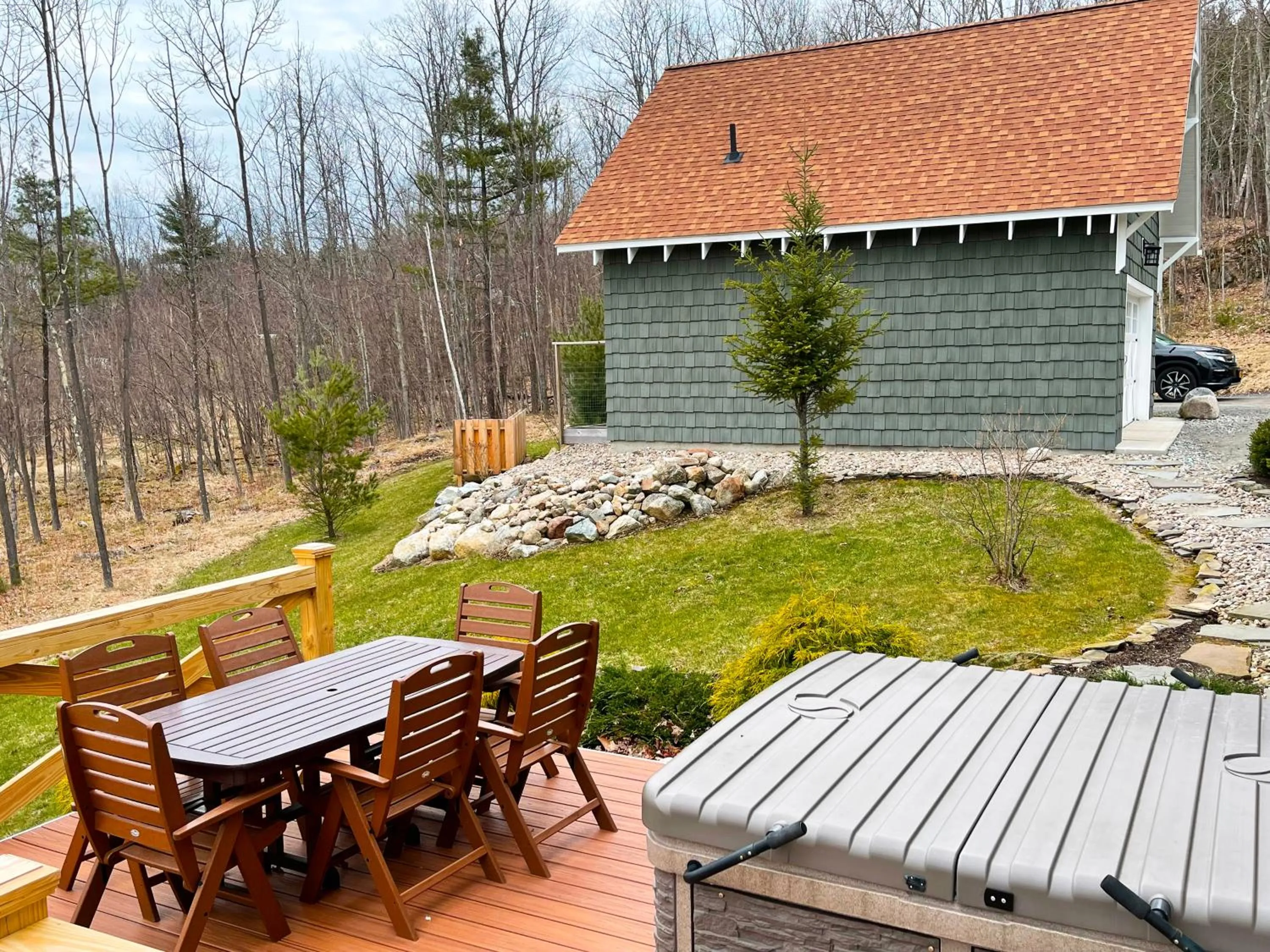 Patio in High Peaks Chalet