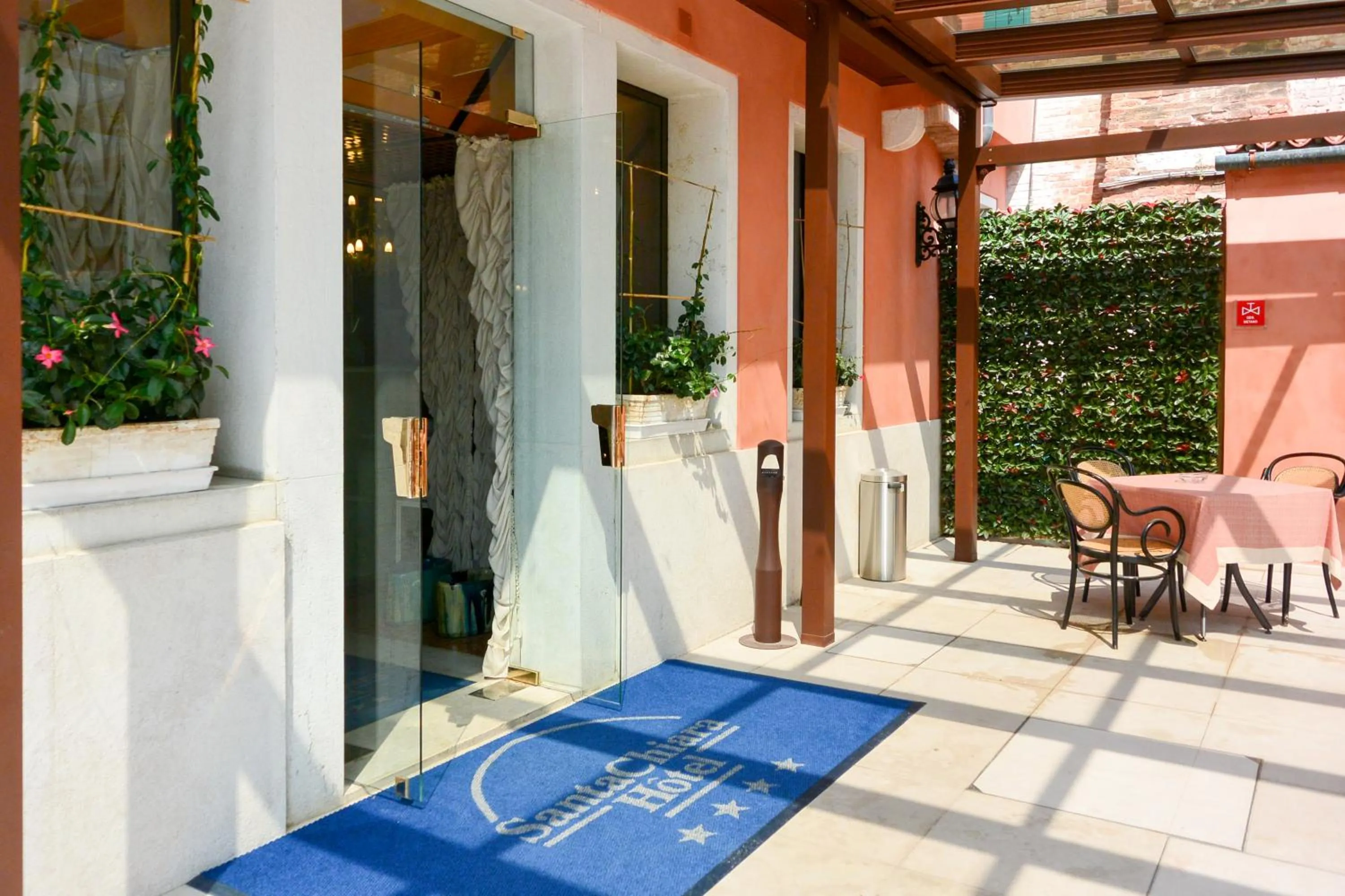 Decorative detail in Hotel Santa Chiara