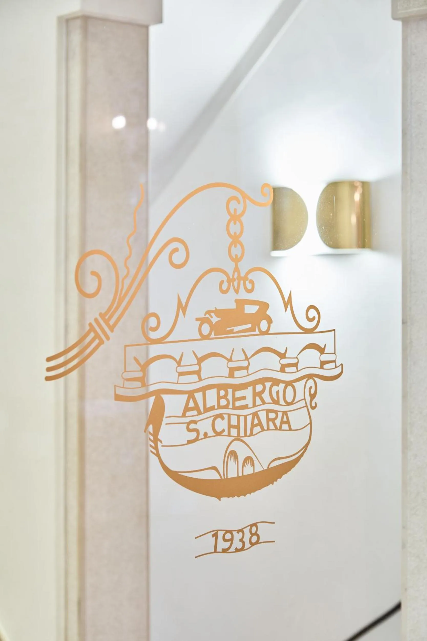 Decorative detail in Hotel Santa Chiara