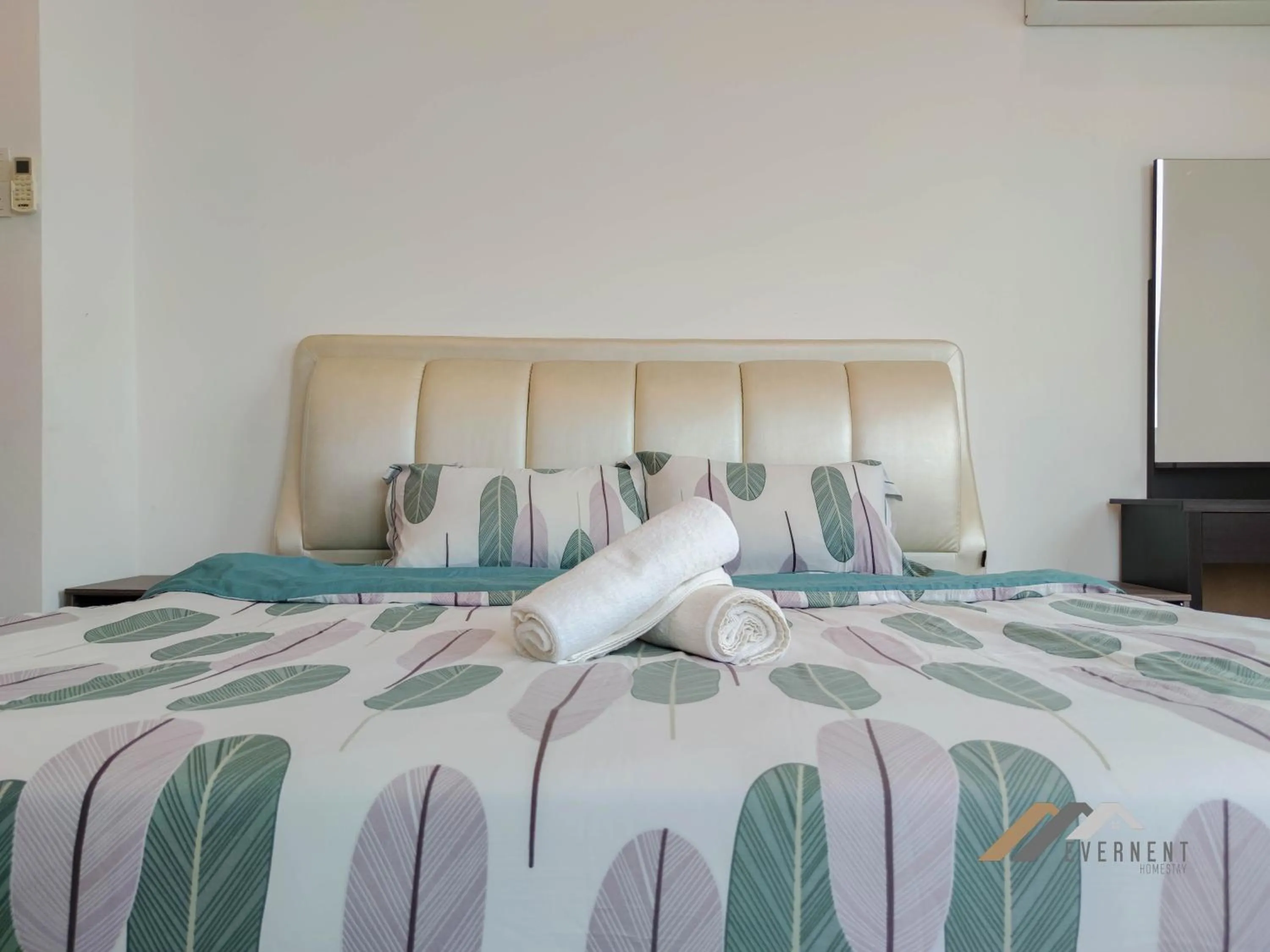 Bed in Serene Heights by Evernent