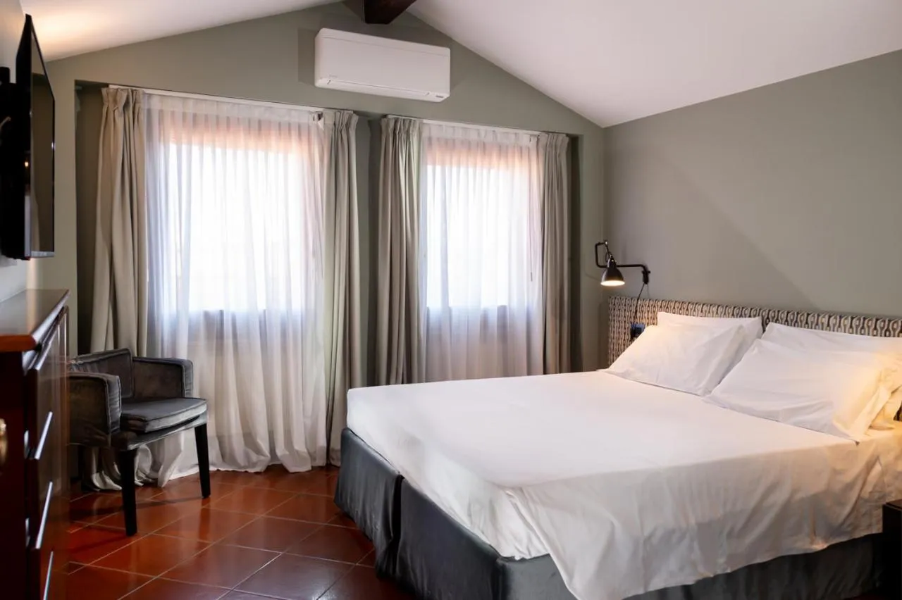 Bed in Hotel Tiziano