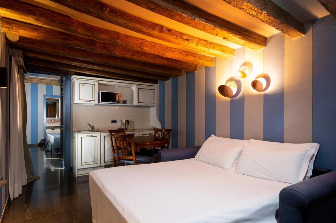 Bed in Hotel Tiziano