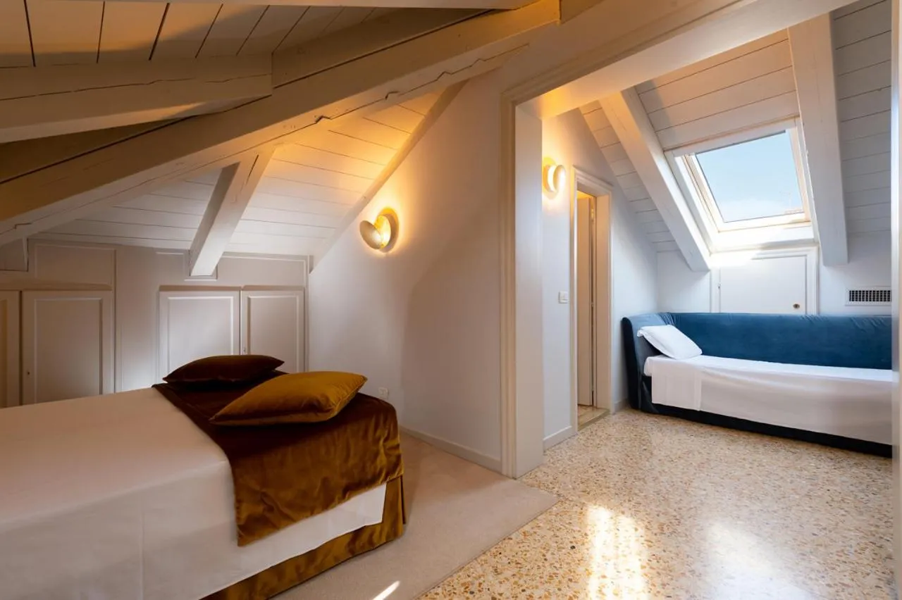 Bed in Hotel Tiziano