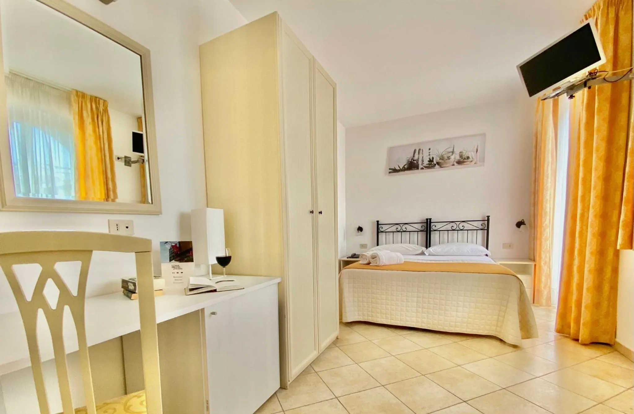 Bed in Hotel Sylesia