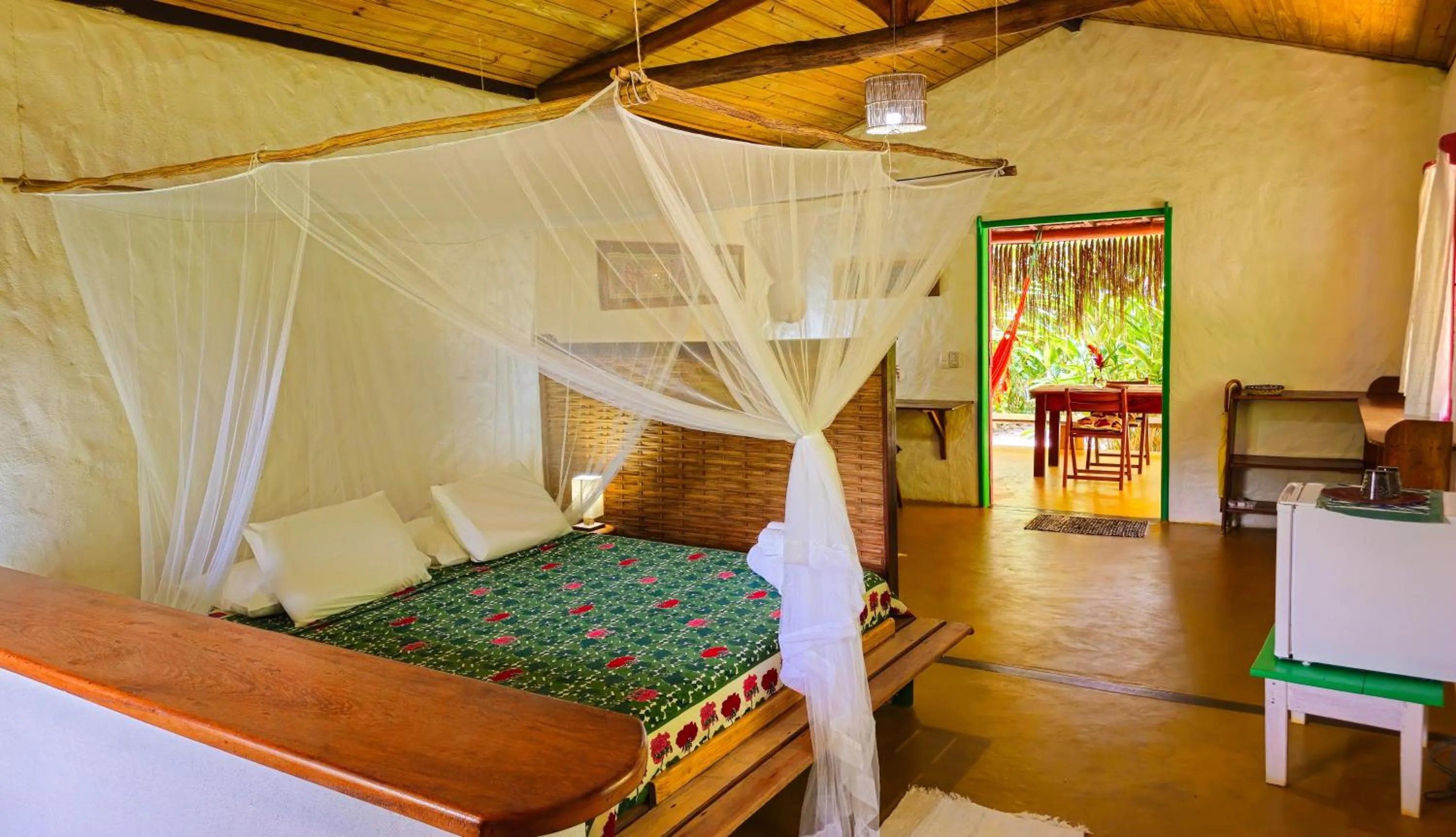 Photo of the whole room, Bed in Pousada Canoa Nativa