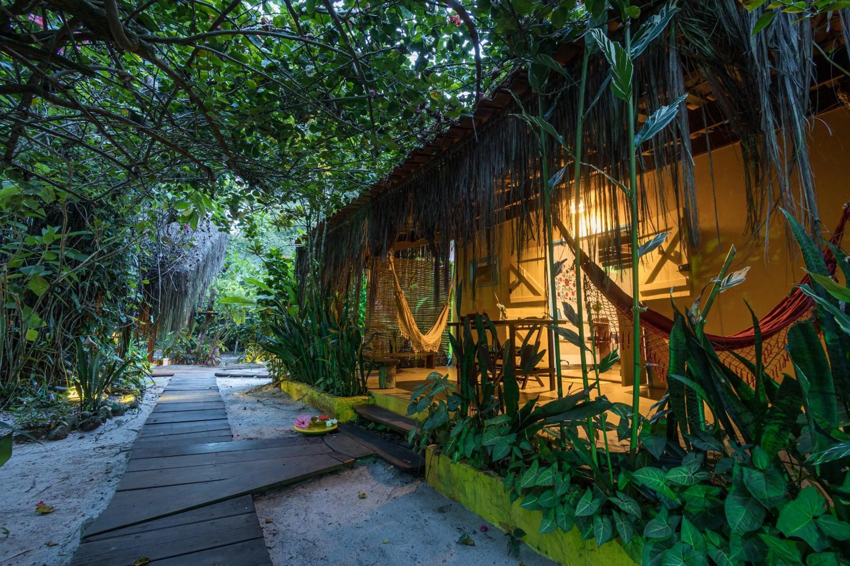 Patio in Pousada Canoa Nativa