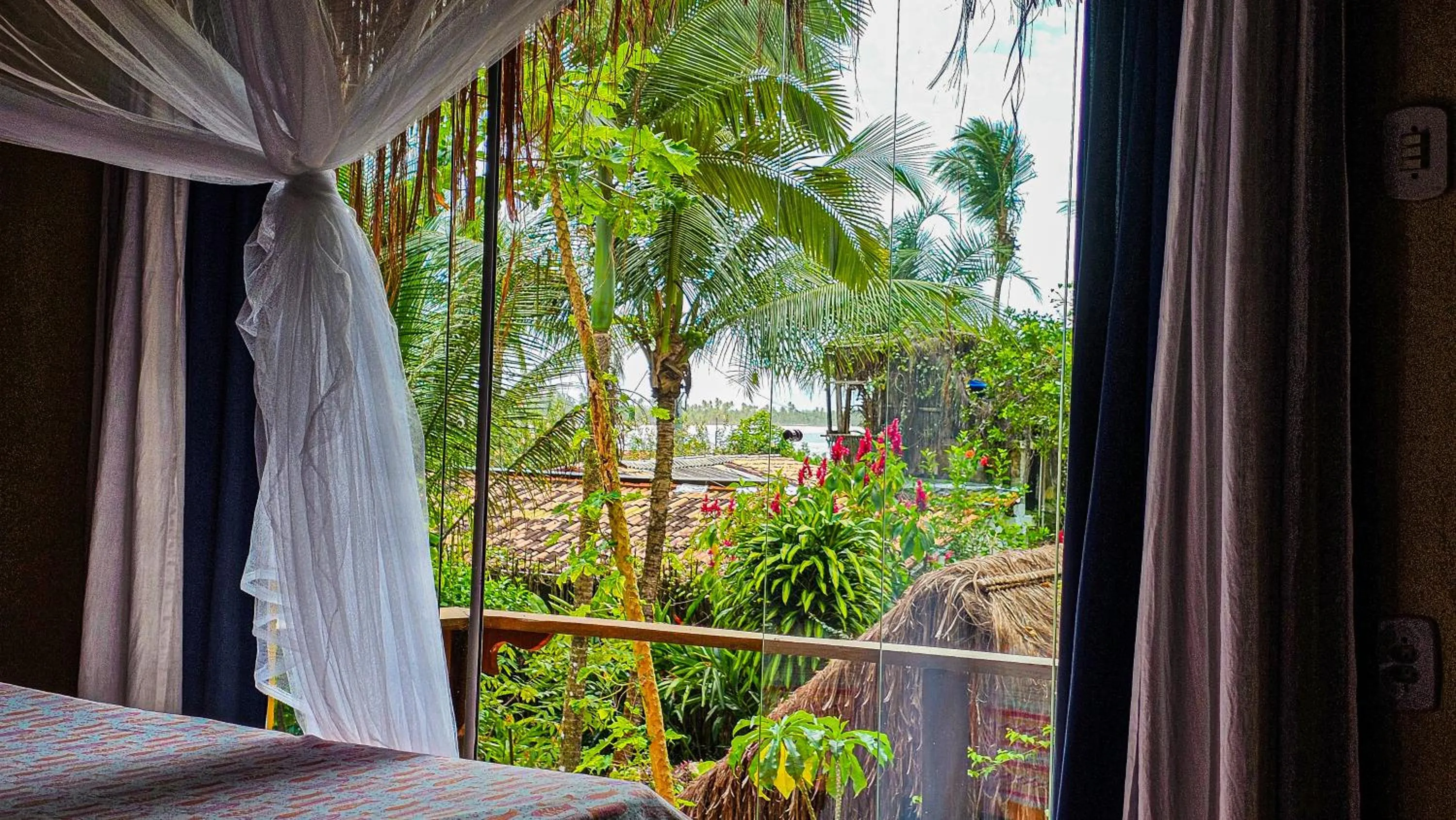 Balcony/Terrace in Pousada Canoa Nativa
