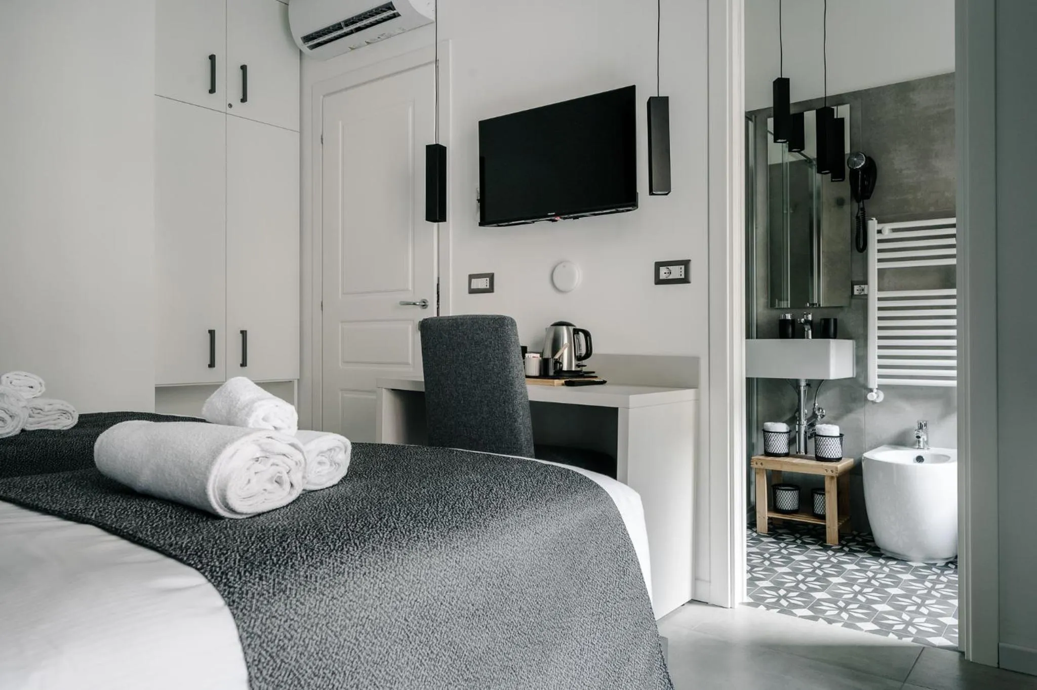 Bedroom, Bed in B&B LUMAS