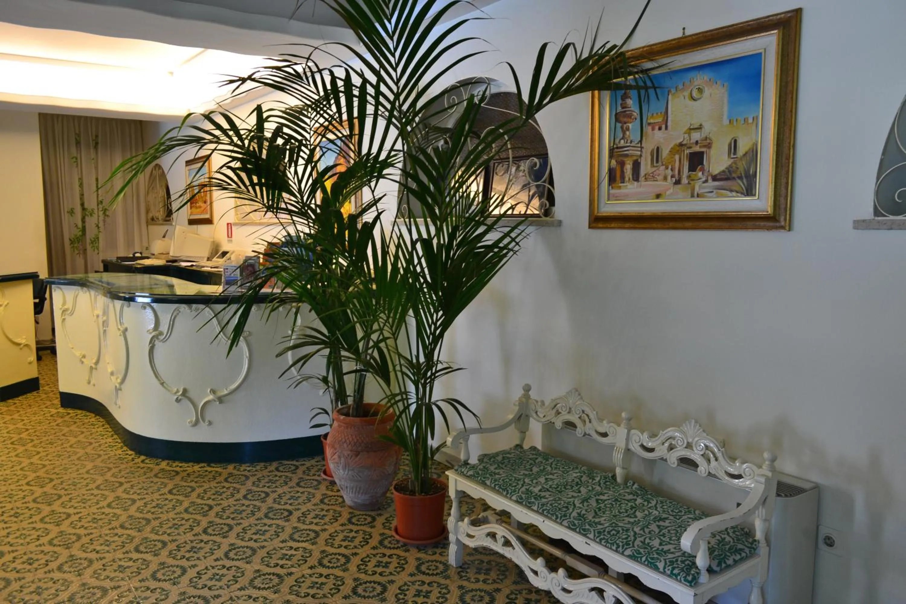 Lobby or reception in Hotel Lido Mediterranee