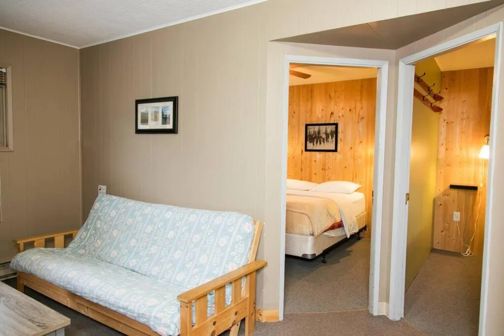 Bed in Lone Star Motel