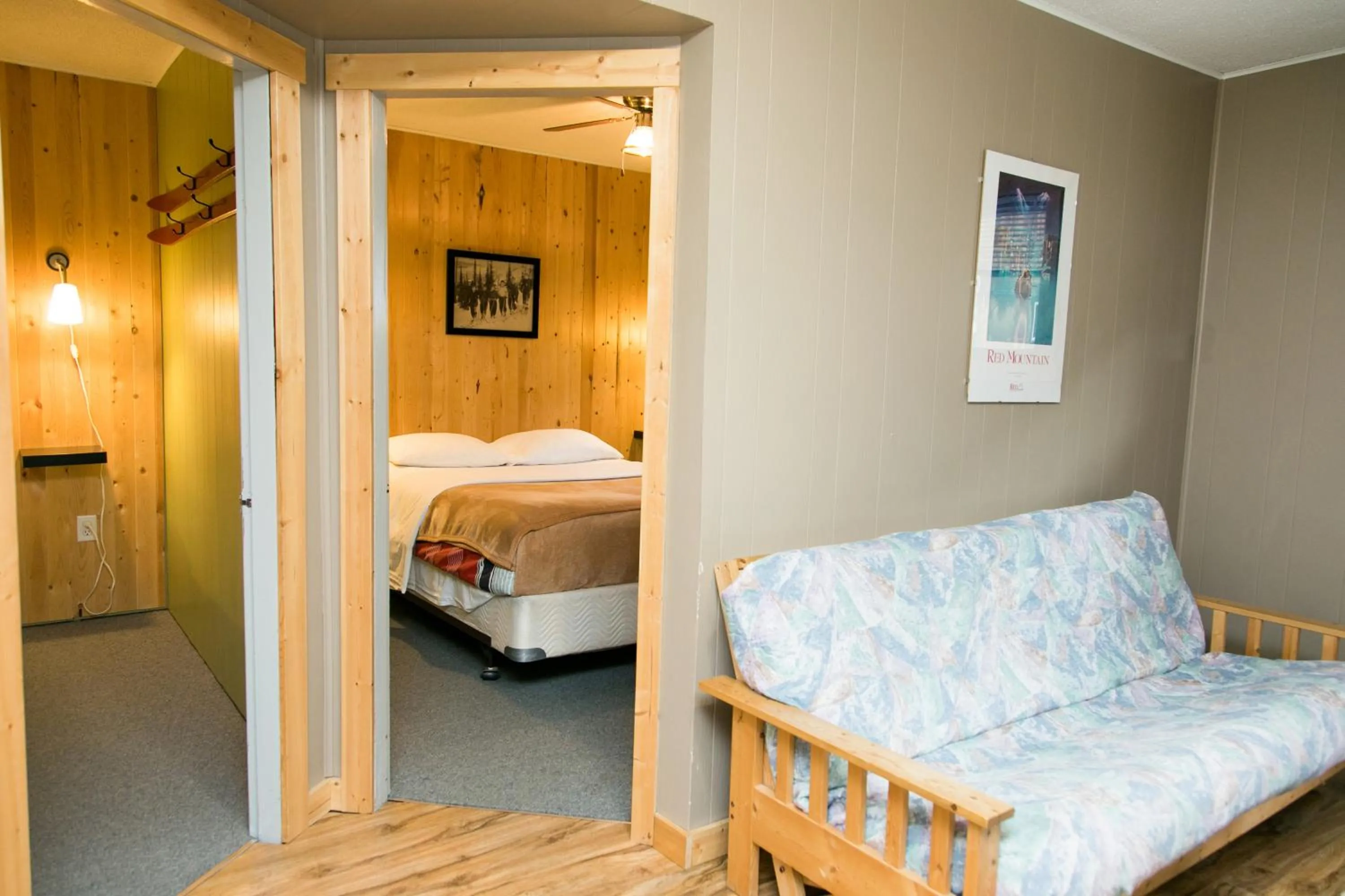 Bed in Lone Star Motel