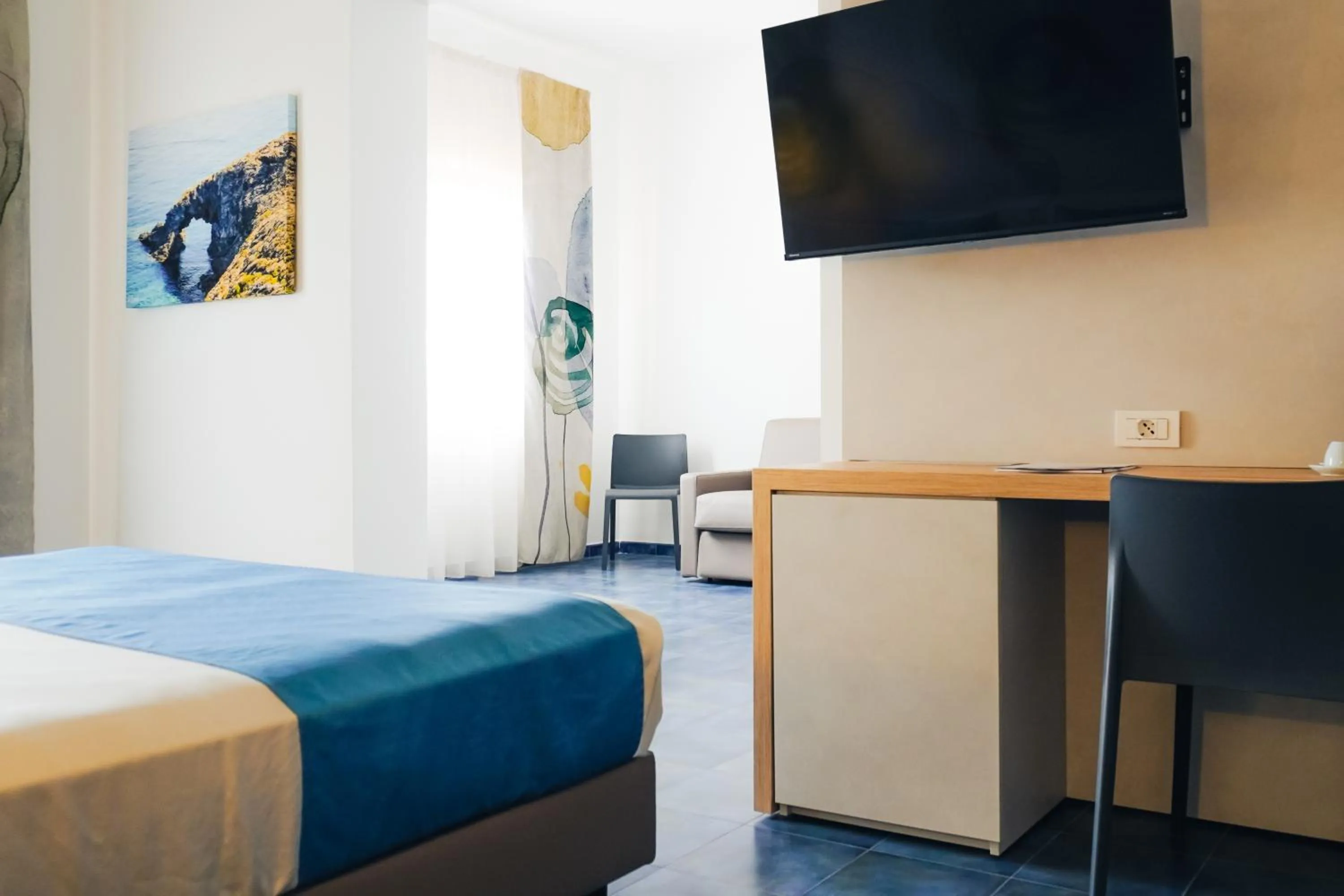 TV and multimedia, Bed in Pantelleria Resort