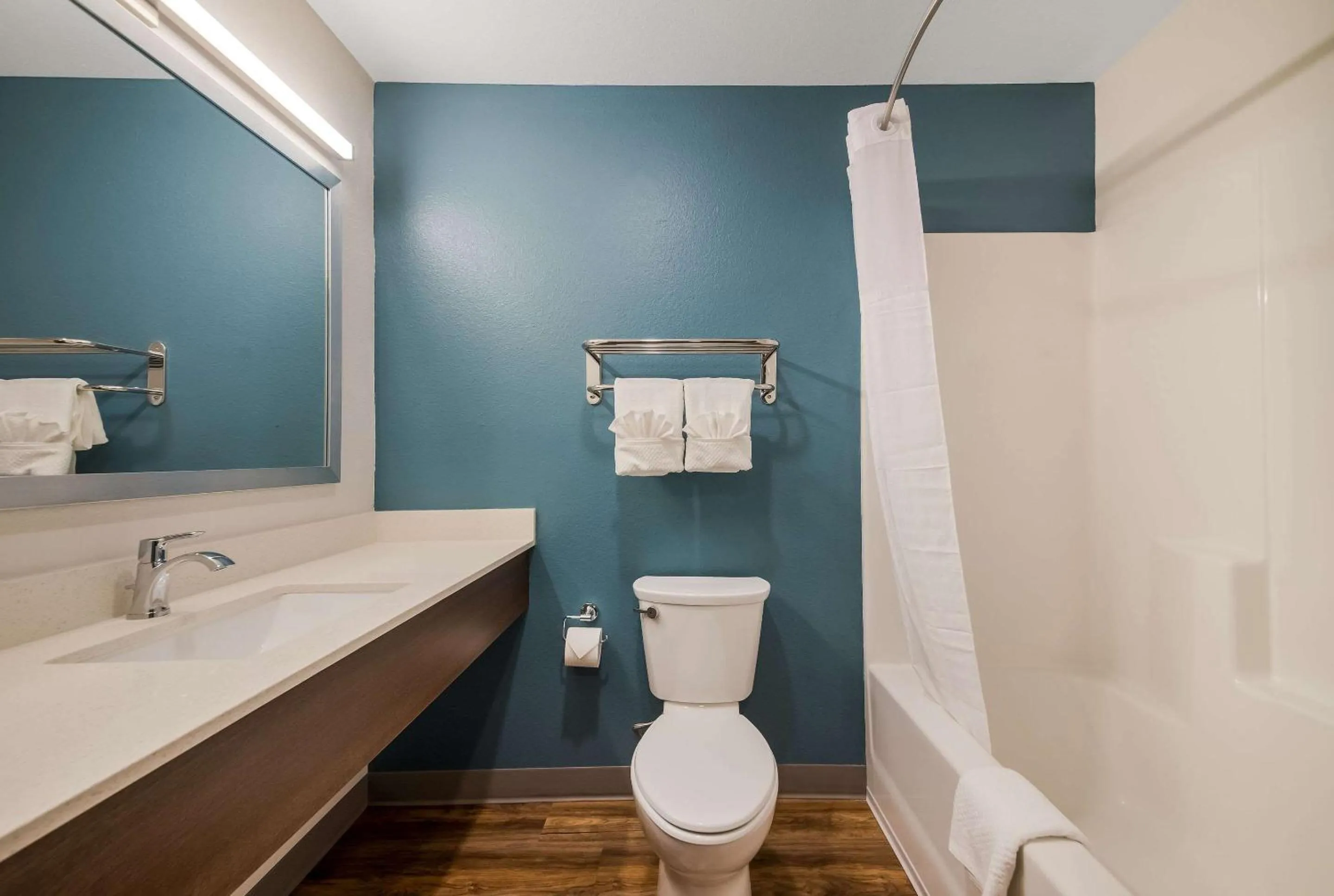 Bathroom in WoodSpring Suites Inverness