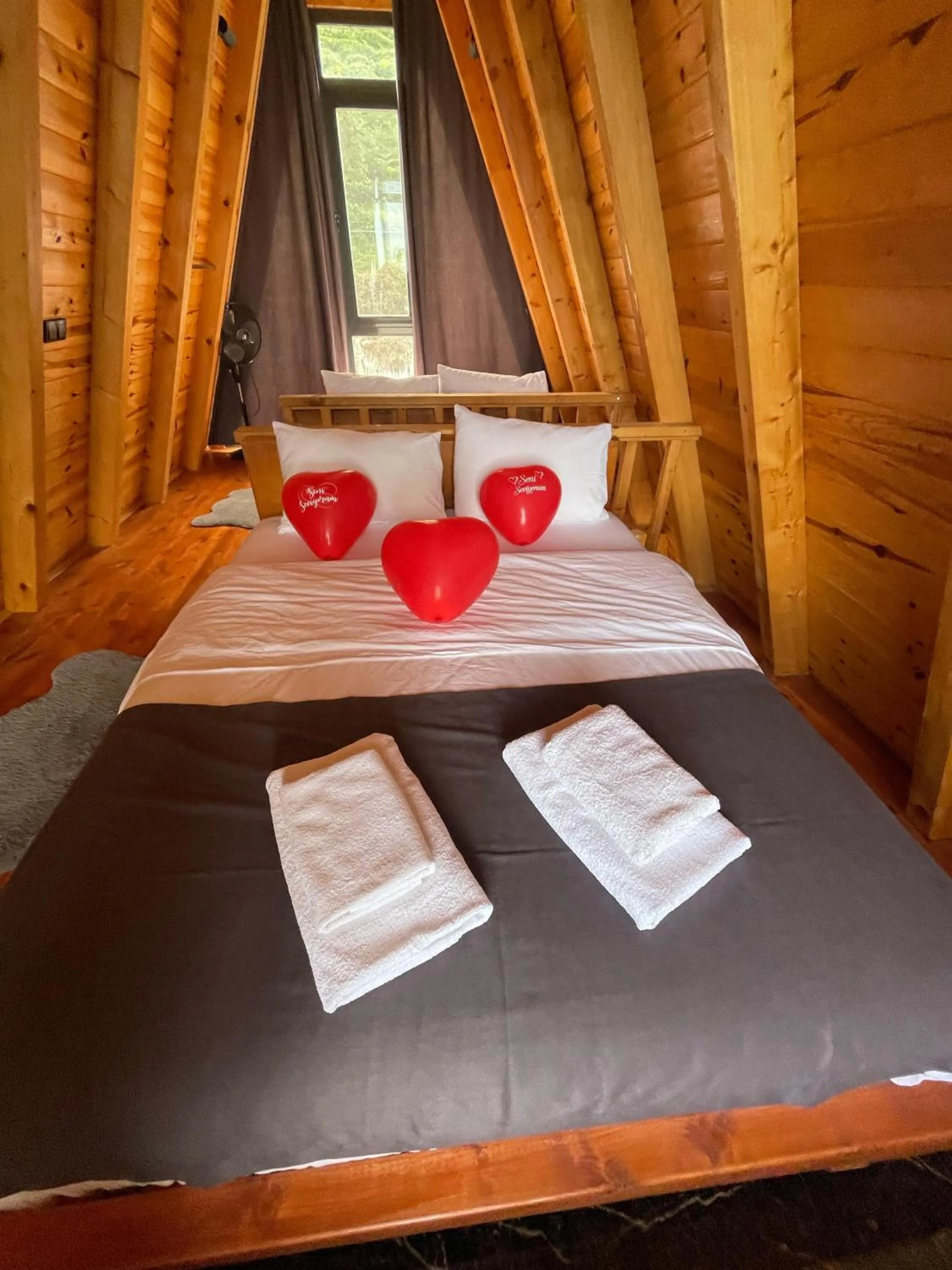 Bed in Dağderebungalow