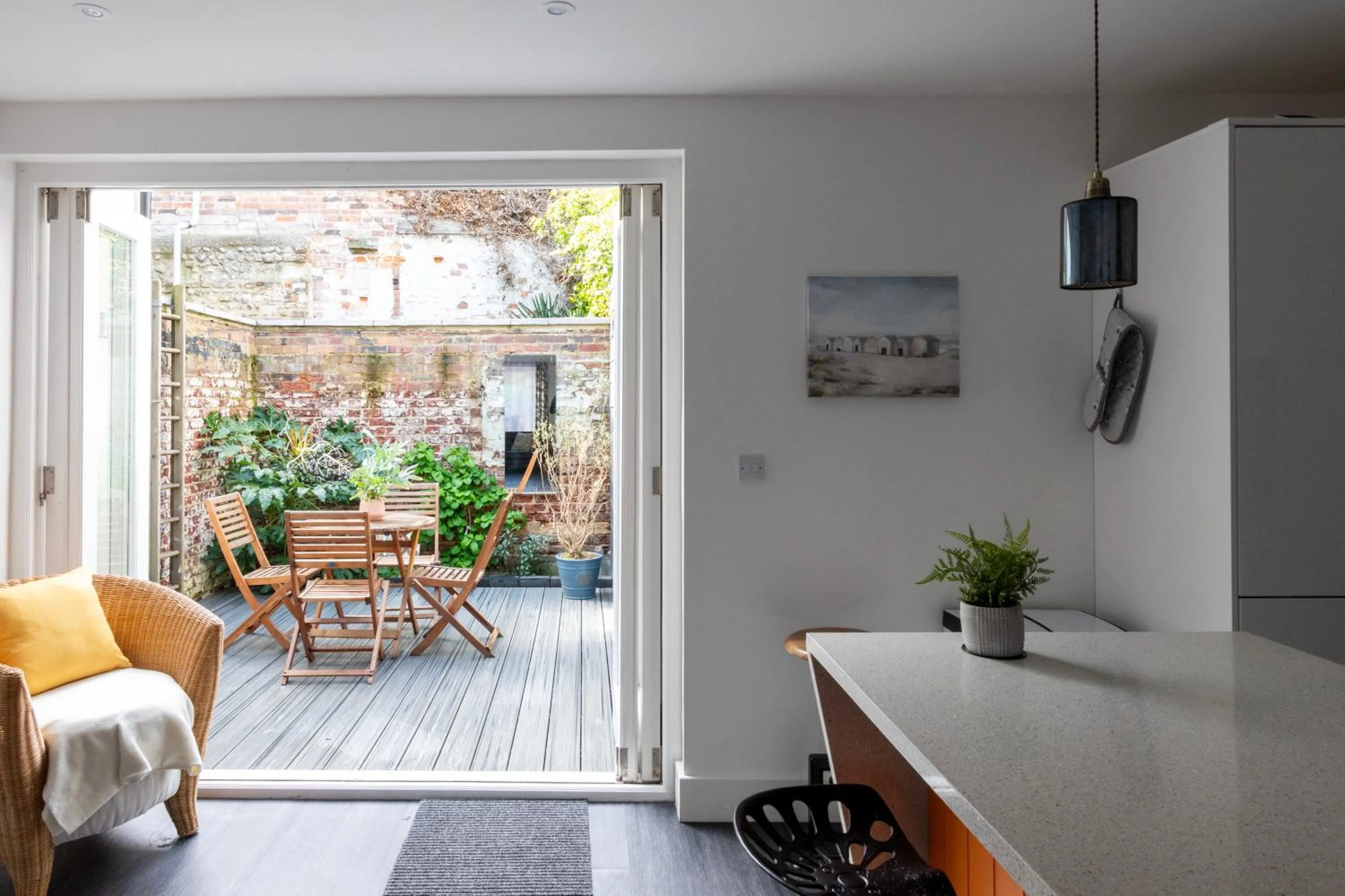 Patio in King's Head Cottage