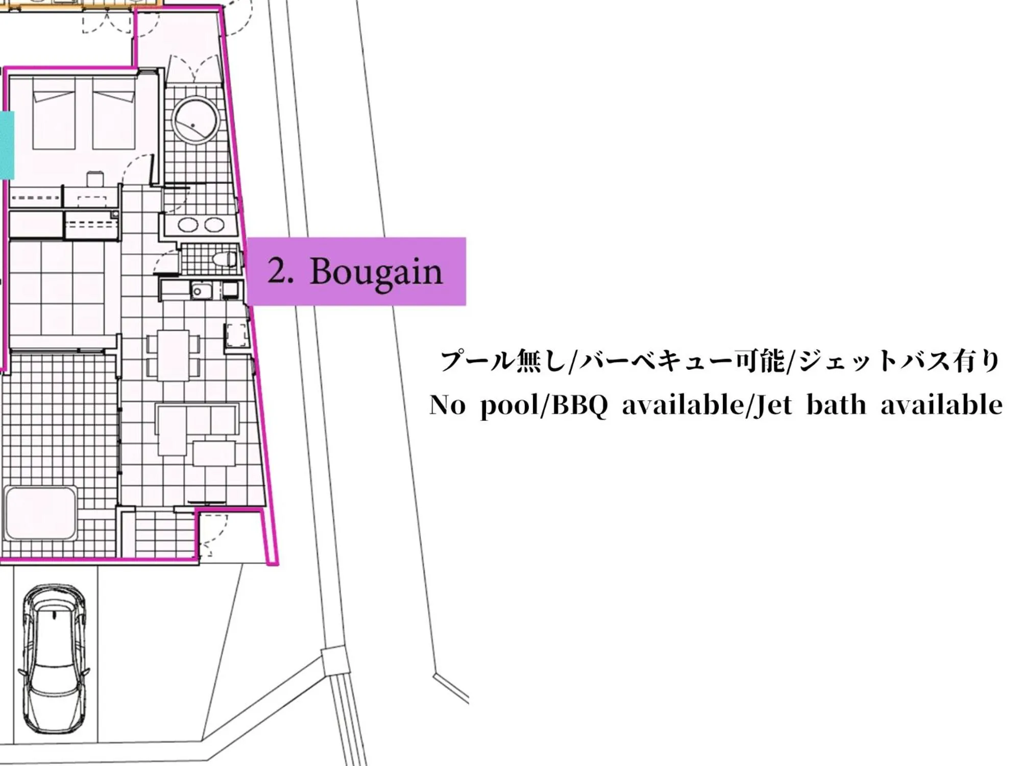 Property building in villa LIFE INDAH sumuide