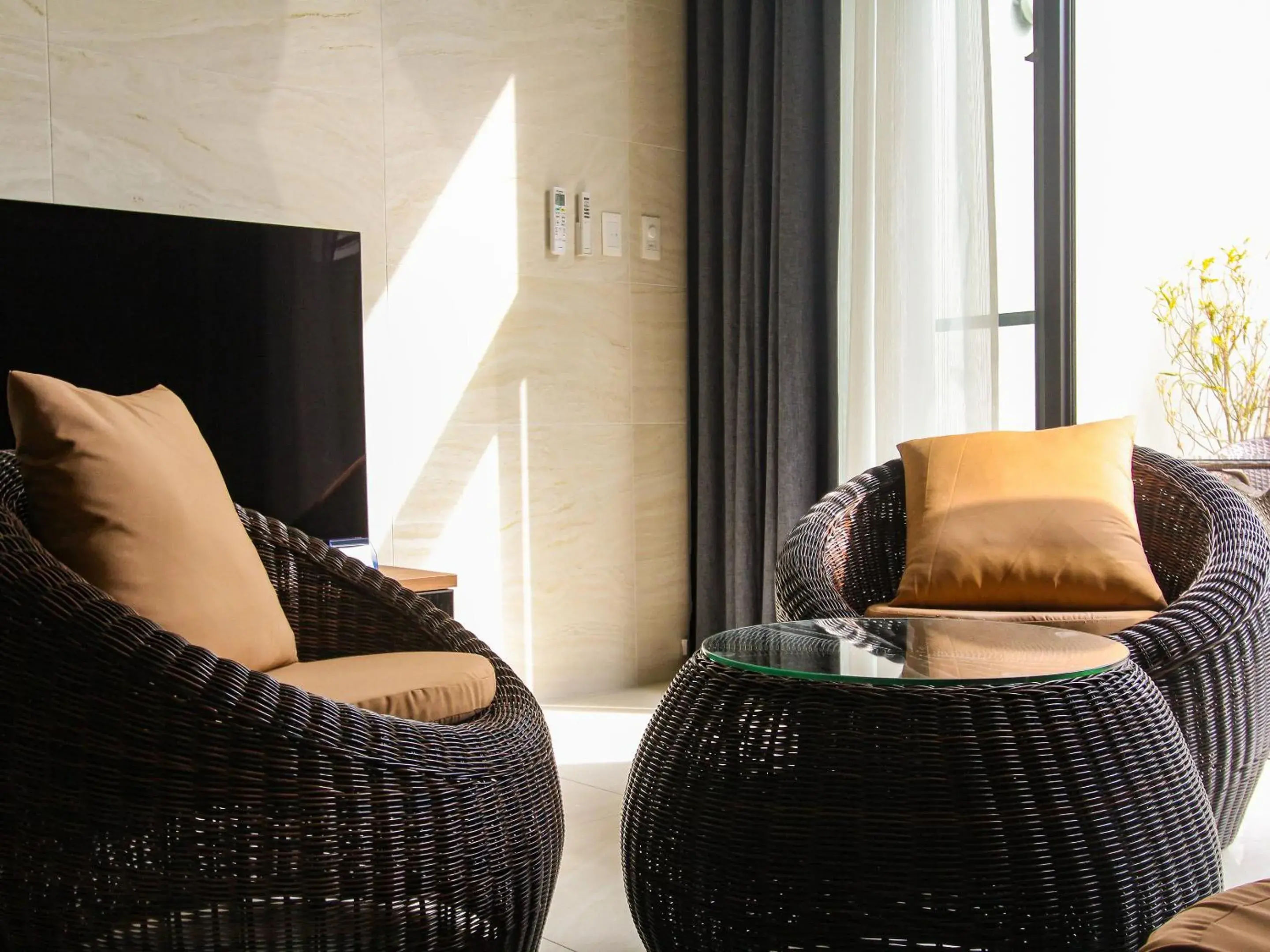 Living room in villa LIFE INDAH sumuide Living room in villa LIFE INDAH sumuide