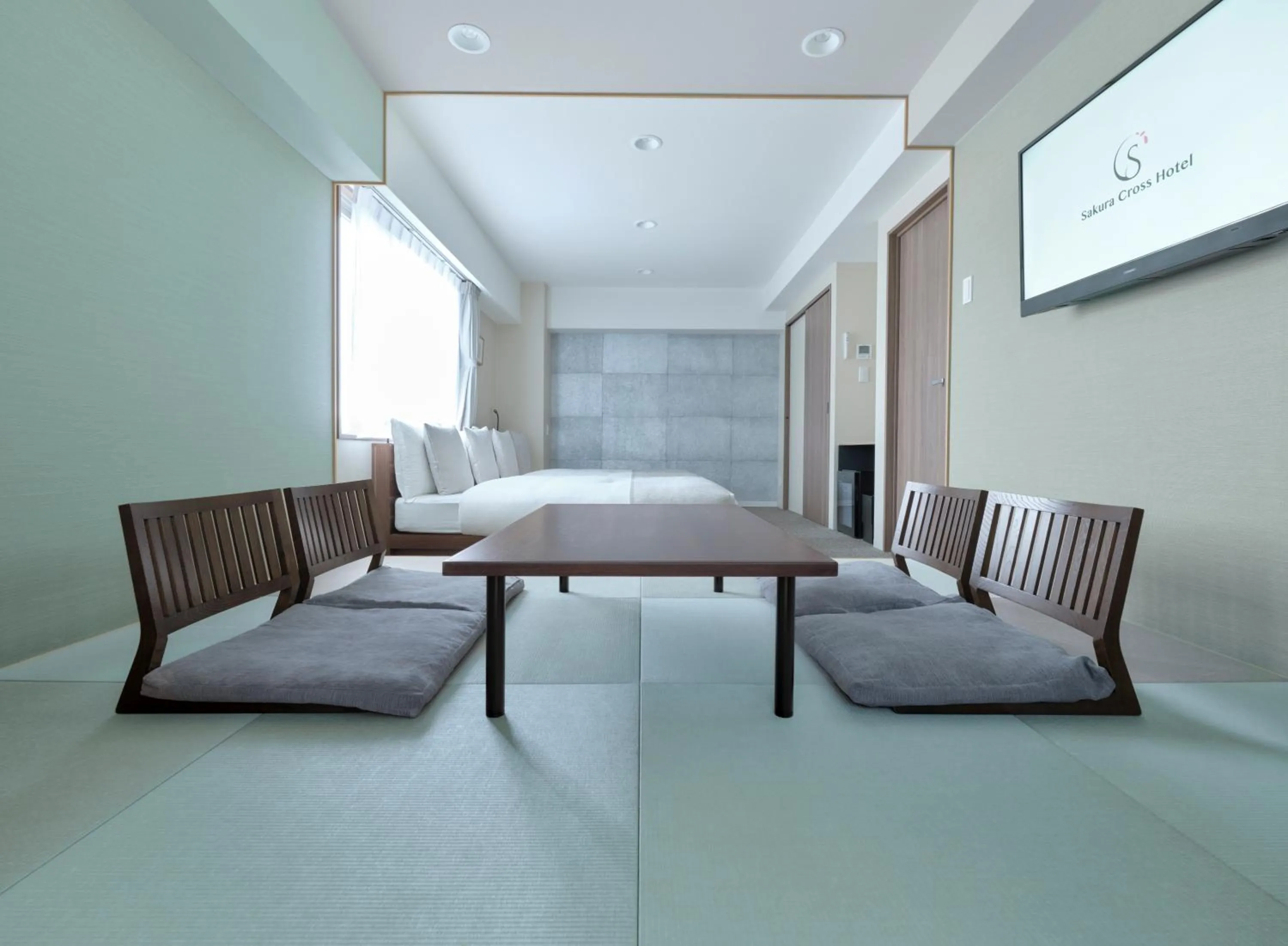 Photo of the whole room, Bed in Sakura Cross Hotel Kyoto Kiyomizu