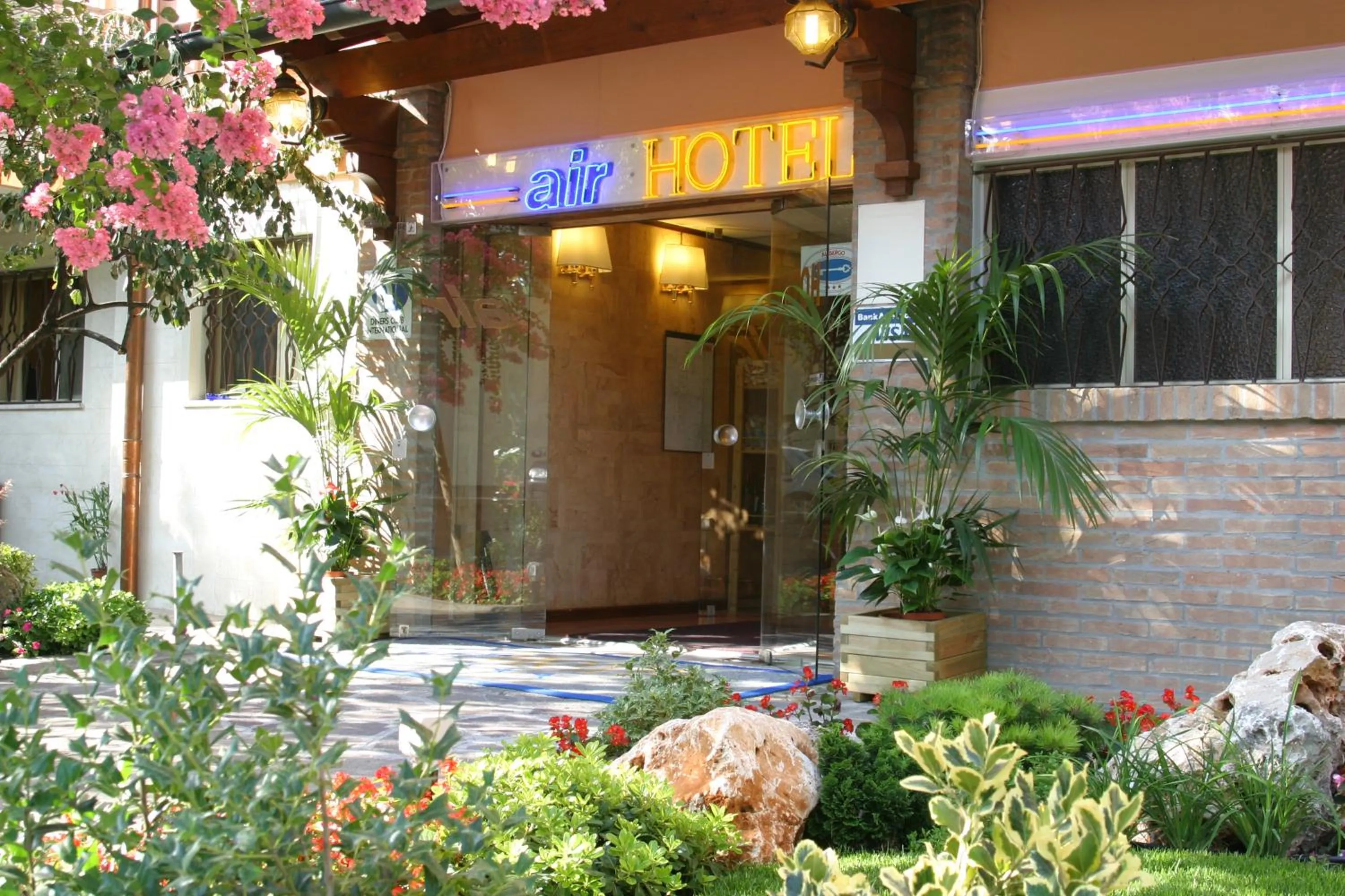 Facade/entrance in Air Hotel