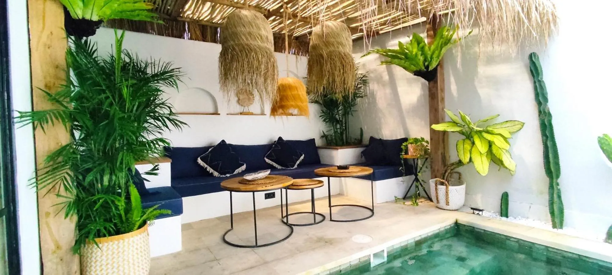 Seating area in Jogja Life Villas