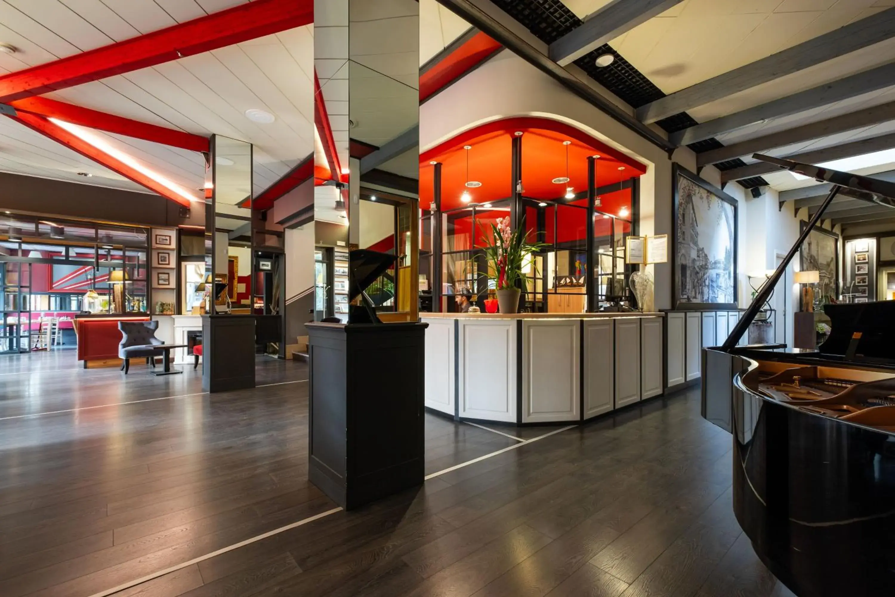 Lobby or reception in Hotel Italia Lobby or reception in Hotel Italia