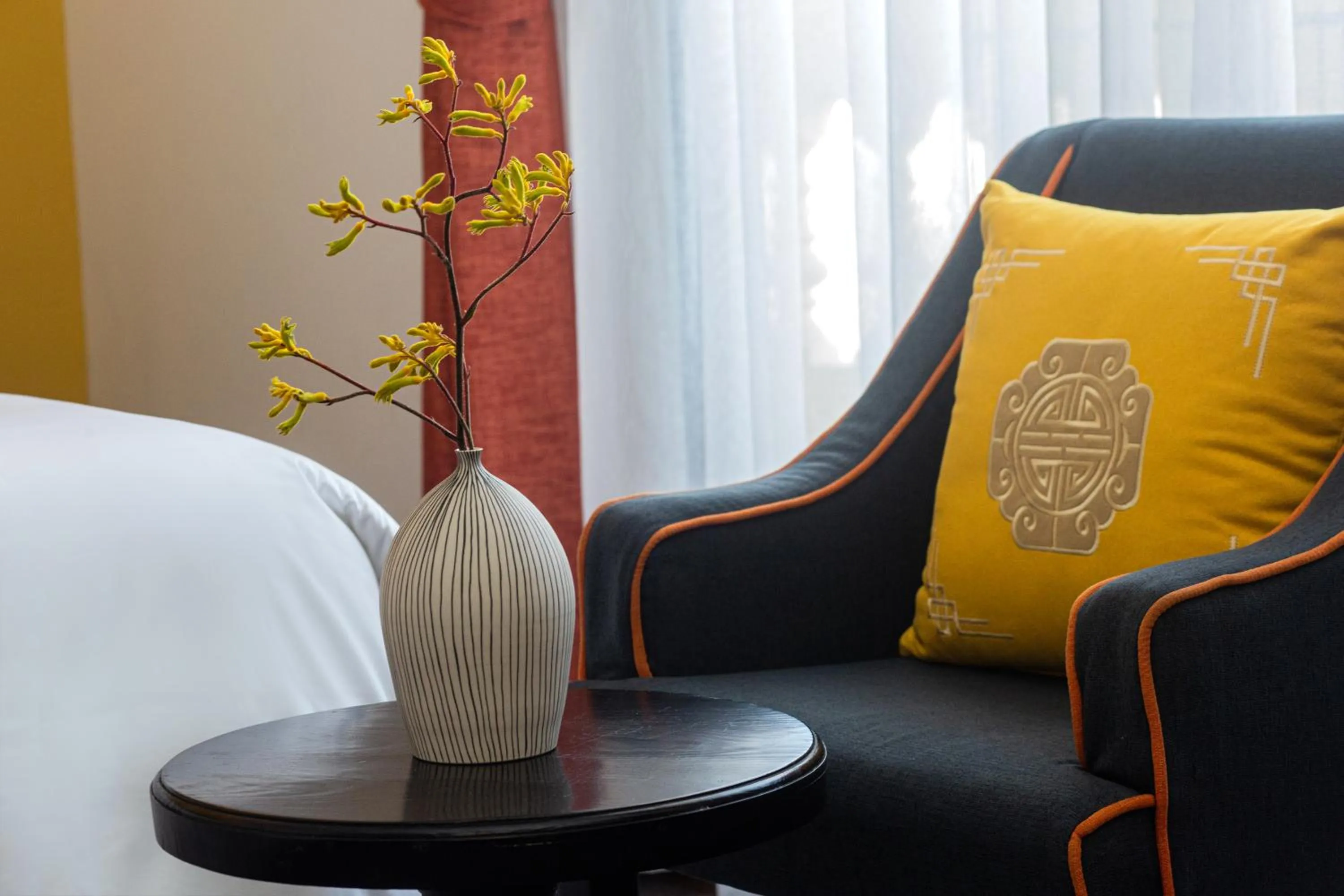 Decorative detail in Hanoi Center Silk Boutique Hotel & Travel