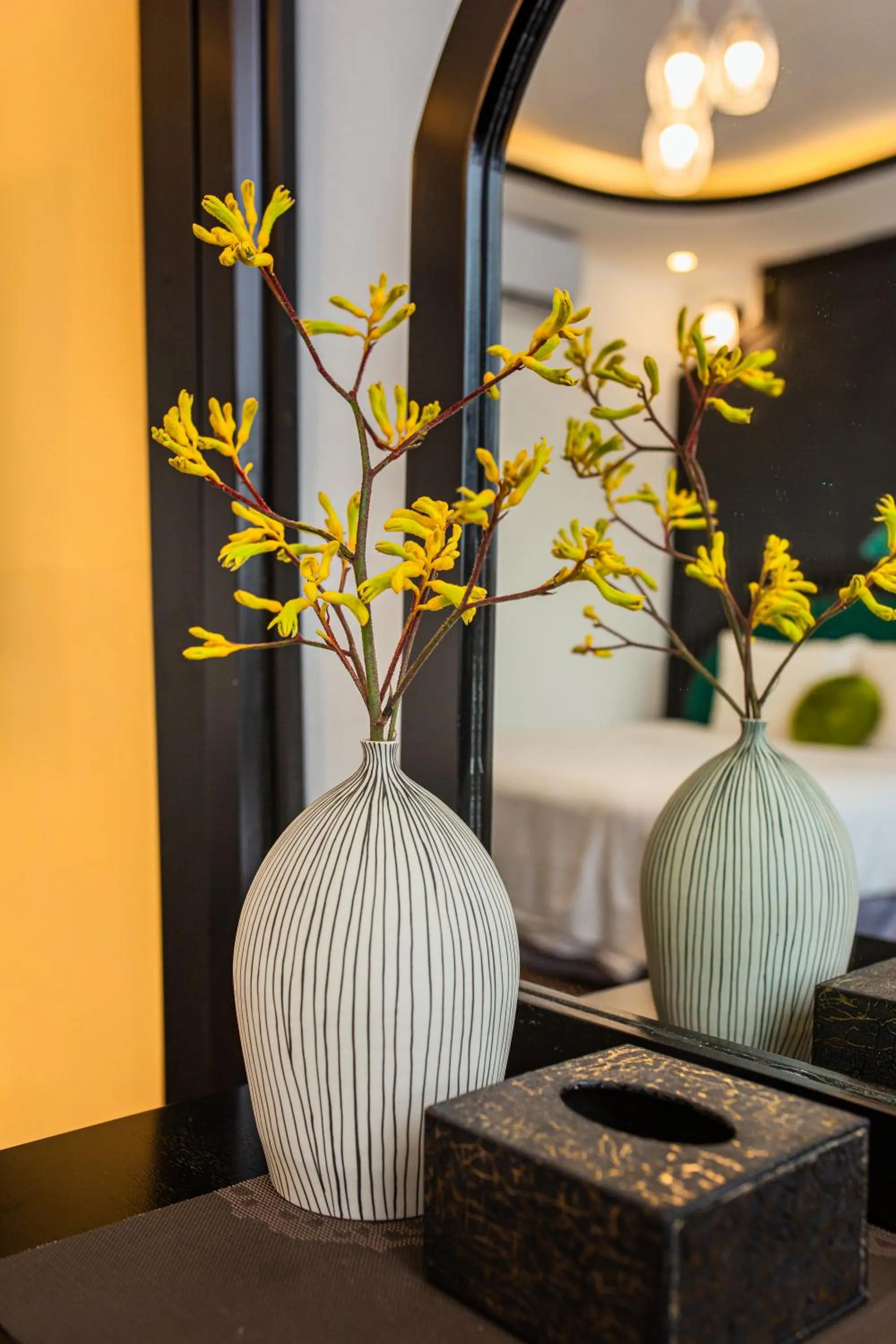 Decorative detail in Hanoi Center Silk Boutique Hotel & Travel