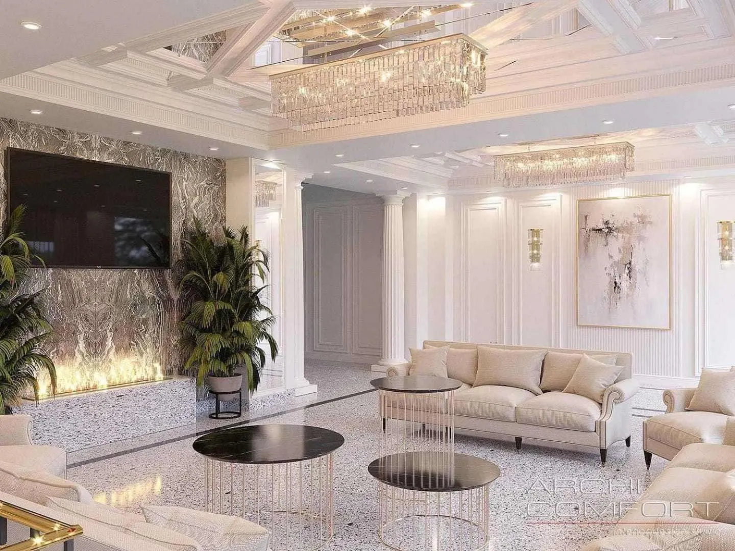 Lobby or reception in Anga Yerevan Hotel