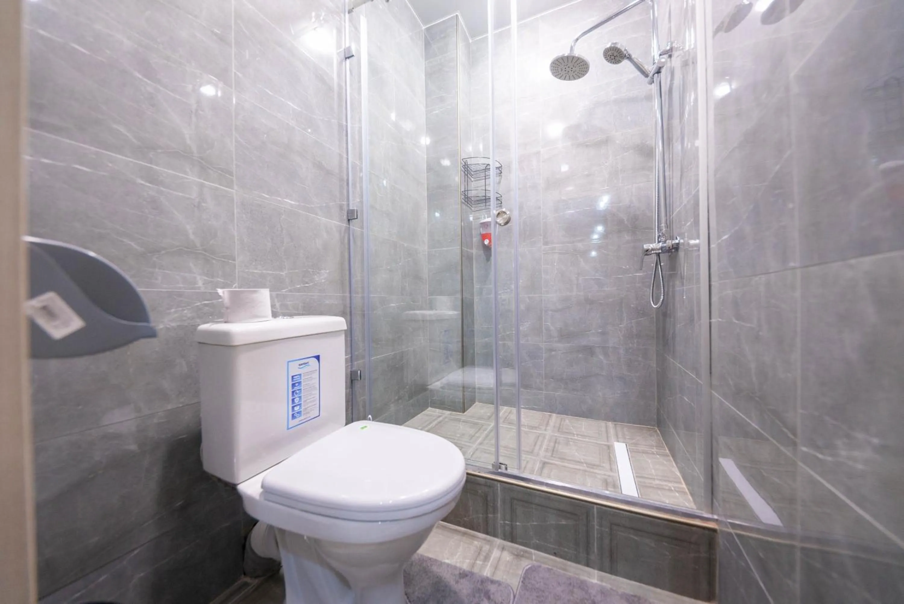 Bathroom in Kaganat Hostel