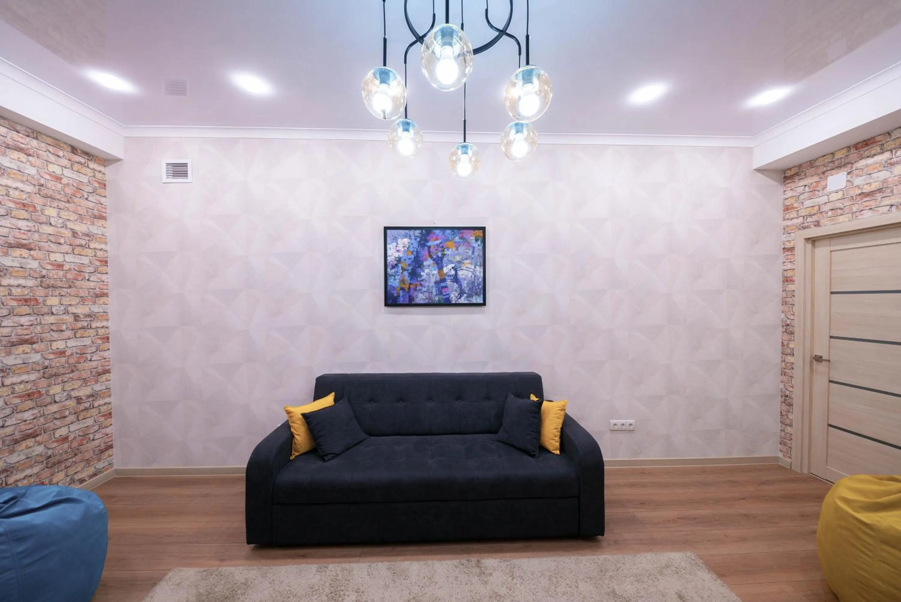 Living room in Kaganat Hostel