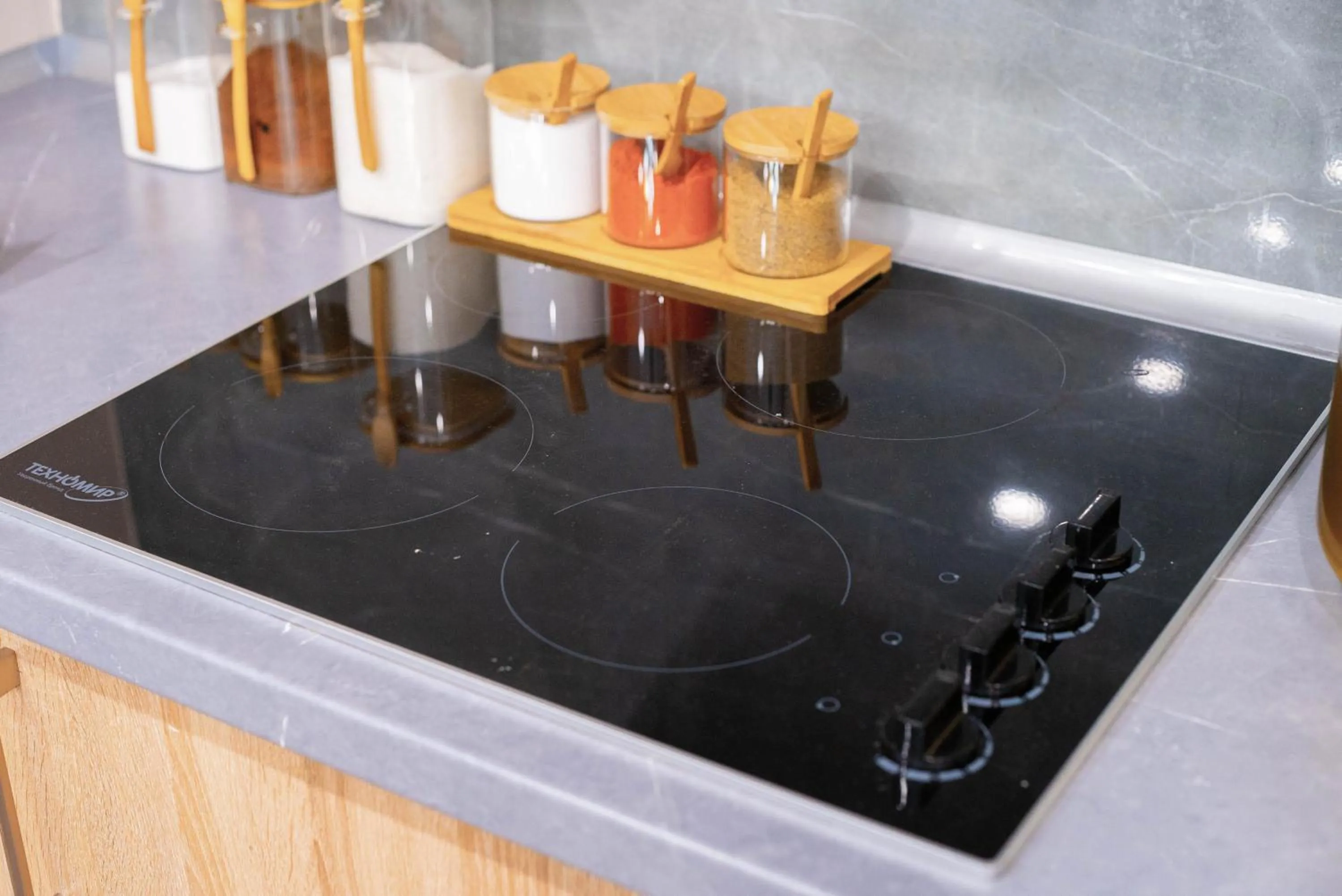 Kitchen or kitchenette in Kaganat Hostel