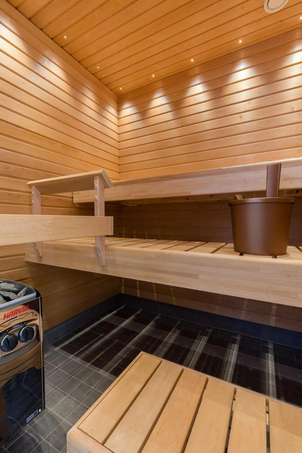 Sauna in Tuomenkartano Apartments by Hiekka Booking
