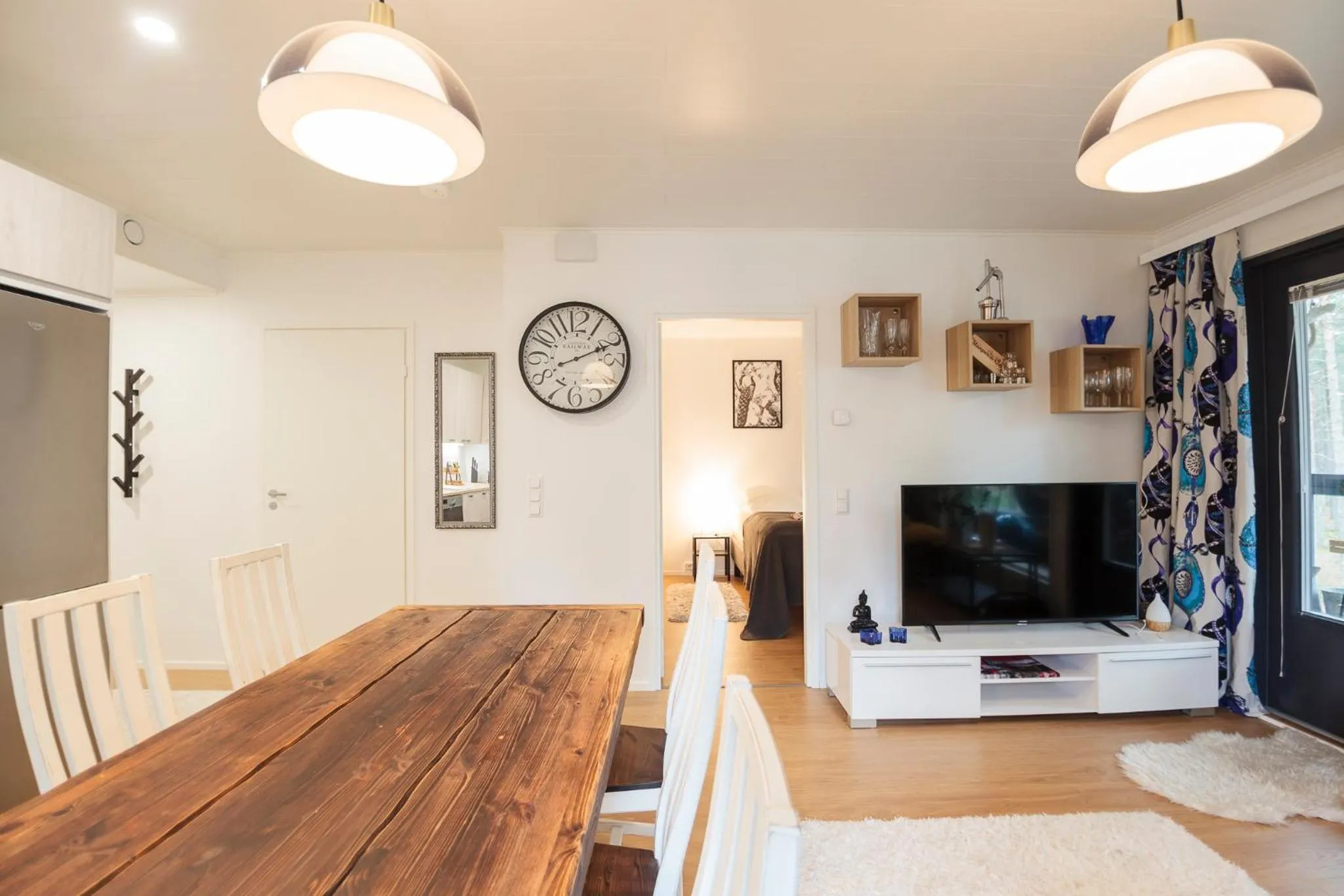Living room in Tuomenkartano Apartments by Hiekka Booking