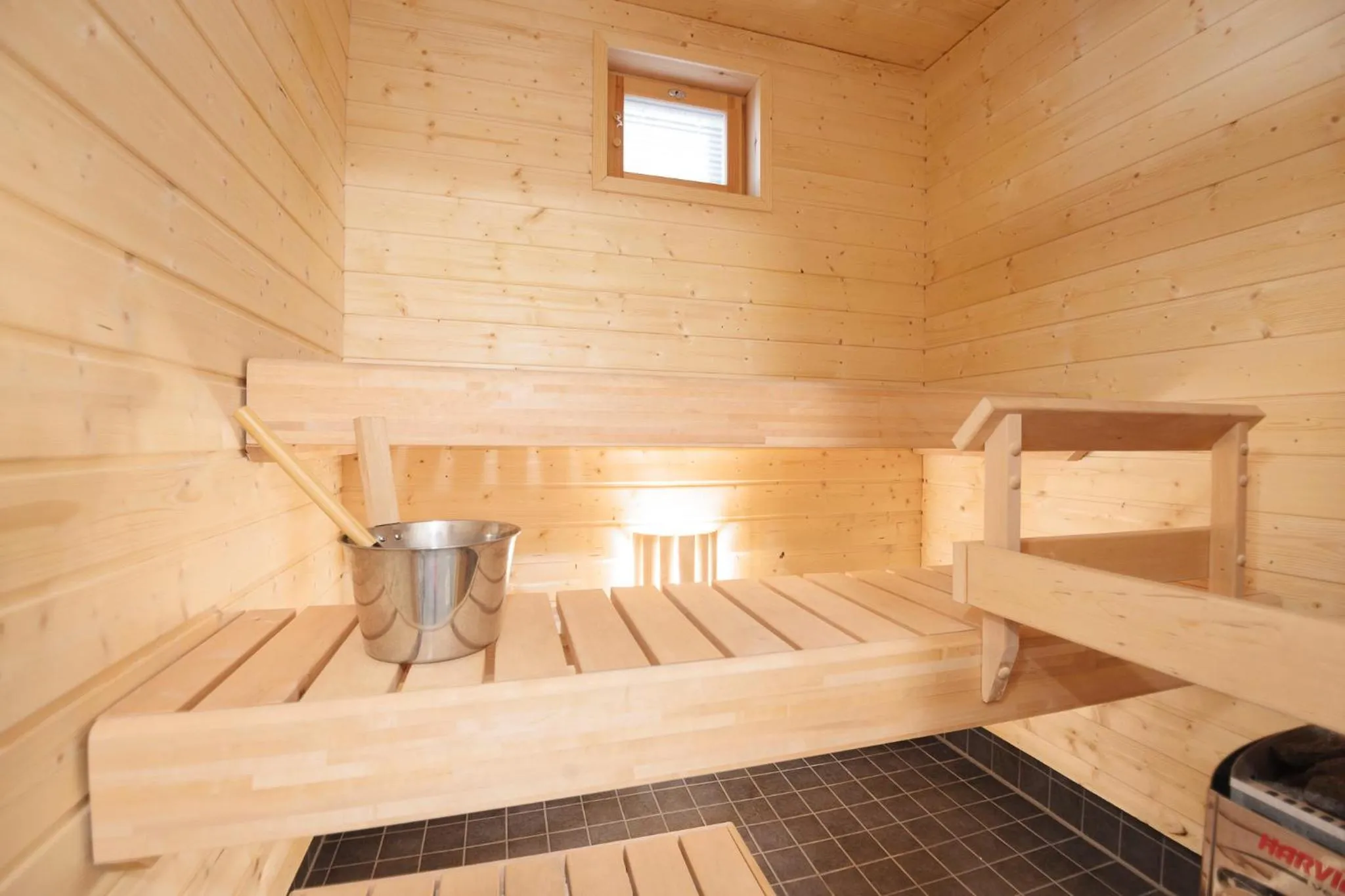 Sauna in Tuomenkartano Apartments by Hiekka Booking