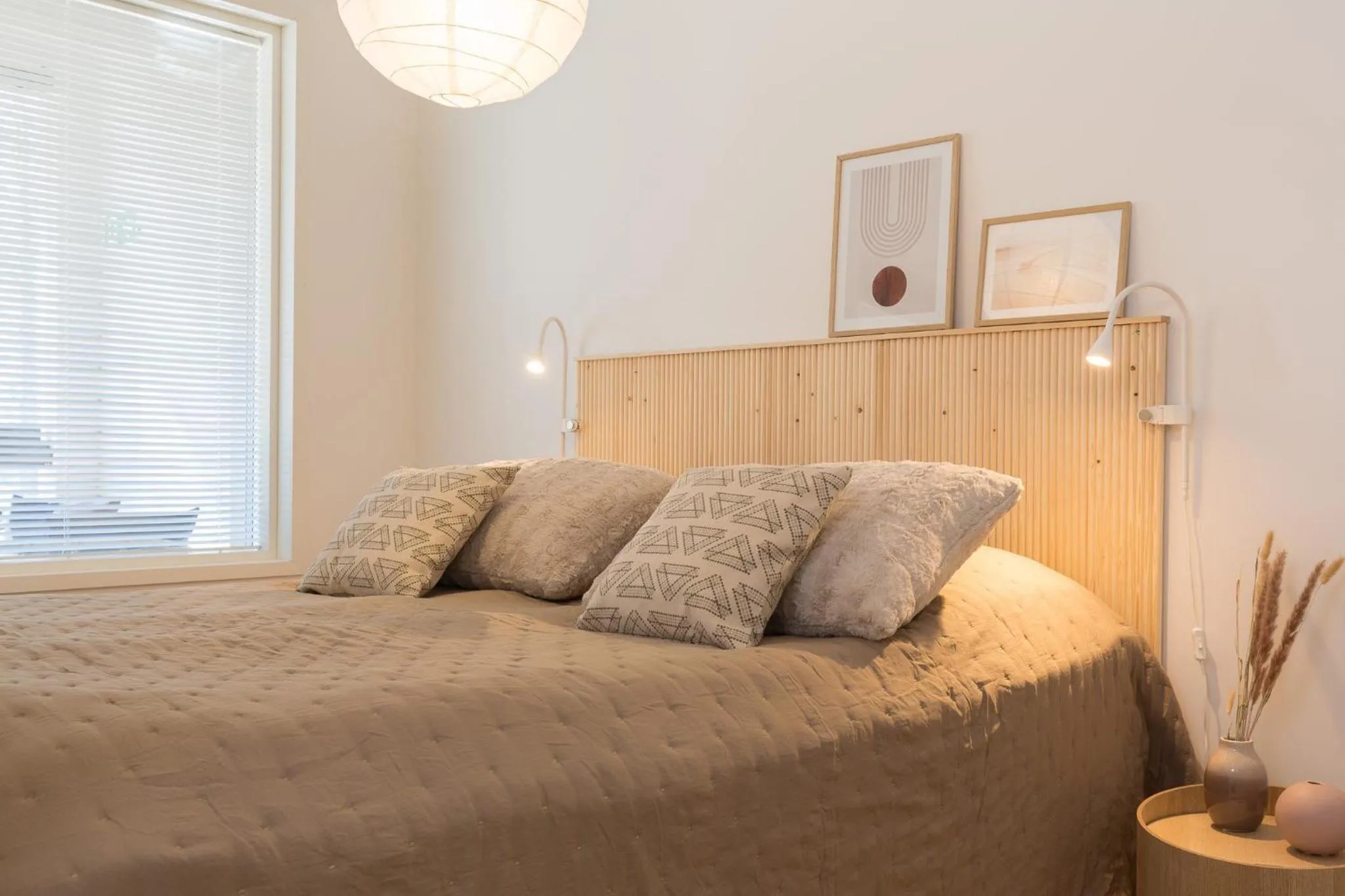 Bed in Tuomenkartano Apartments by Hiekka Booking