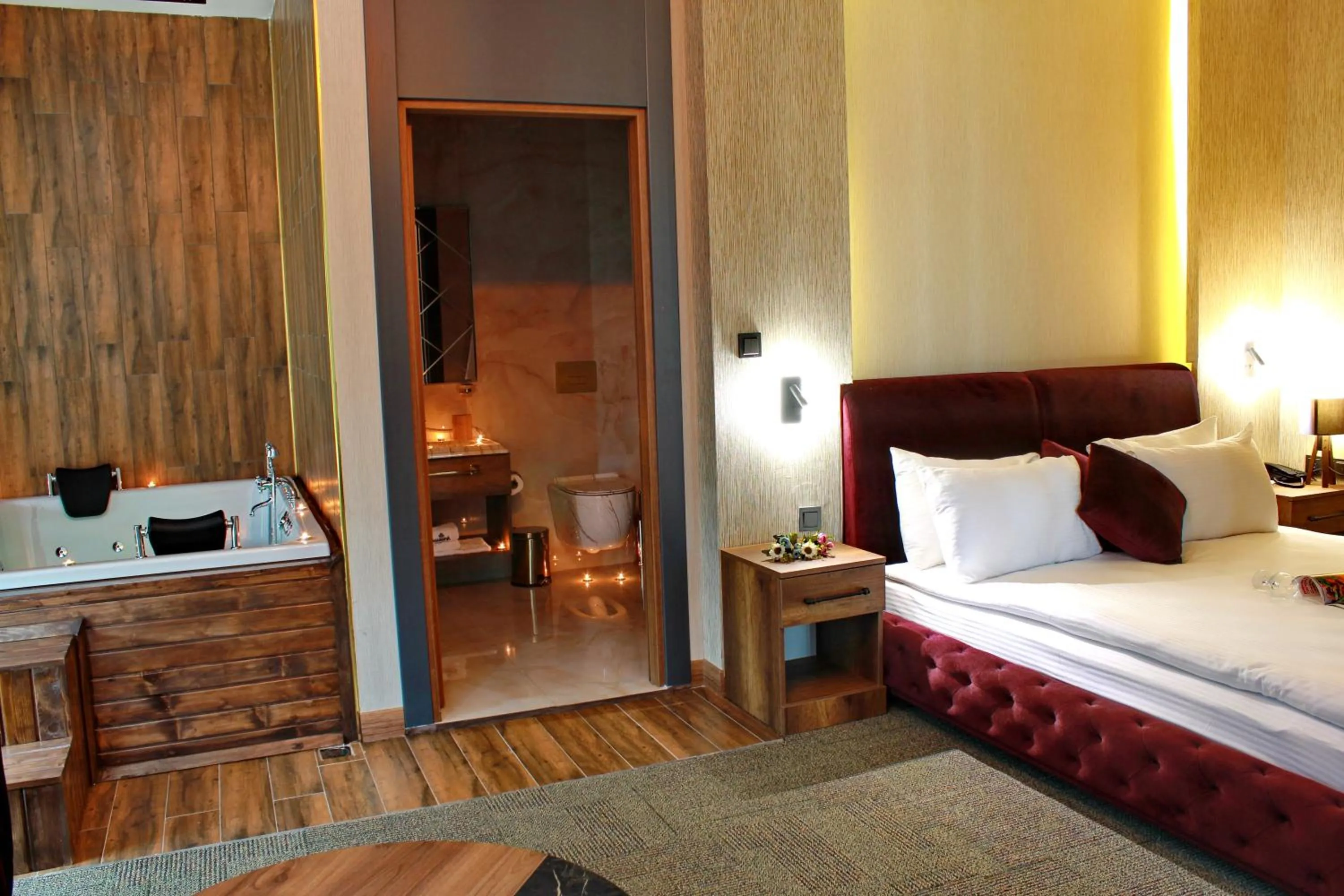 Bed in Mardiva Hotel