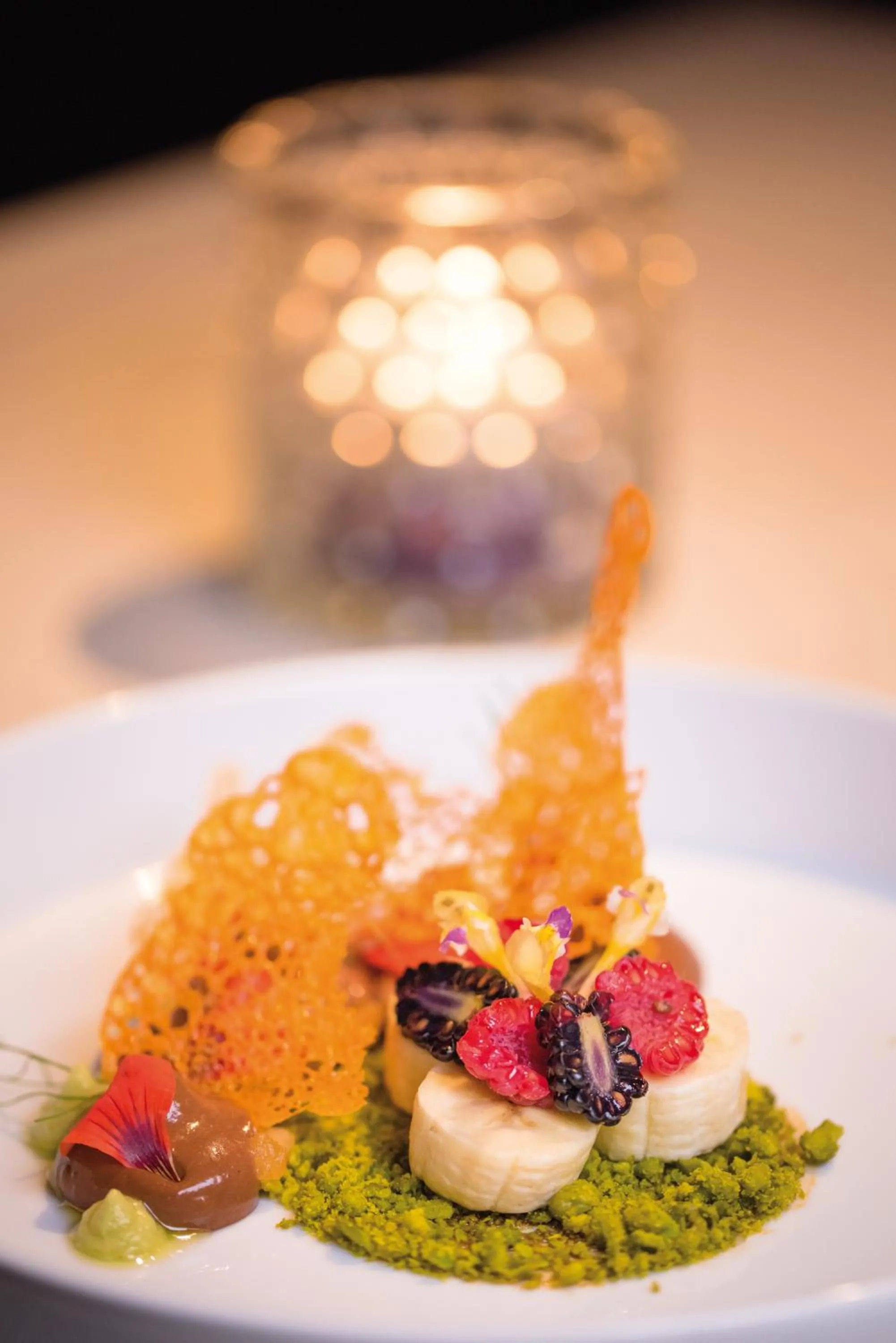 Food close-up in Alpines Gourmet Hotel Montanara