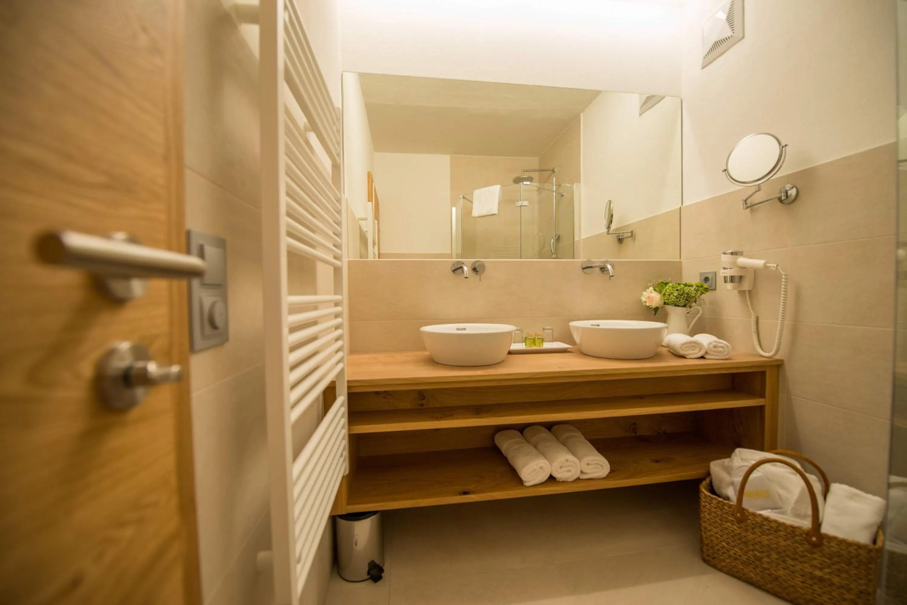 Bathroom in Alpines Gourmet Hotel Montanara