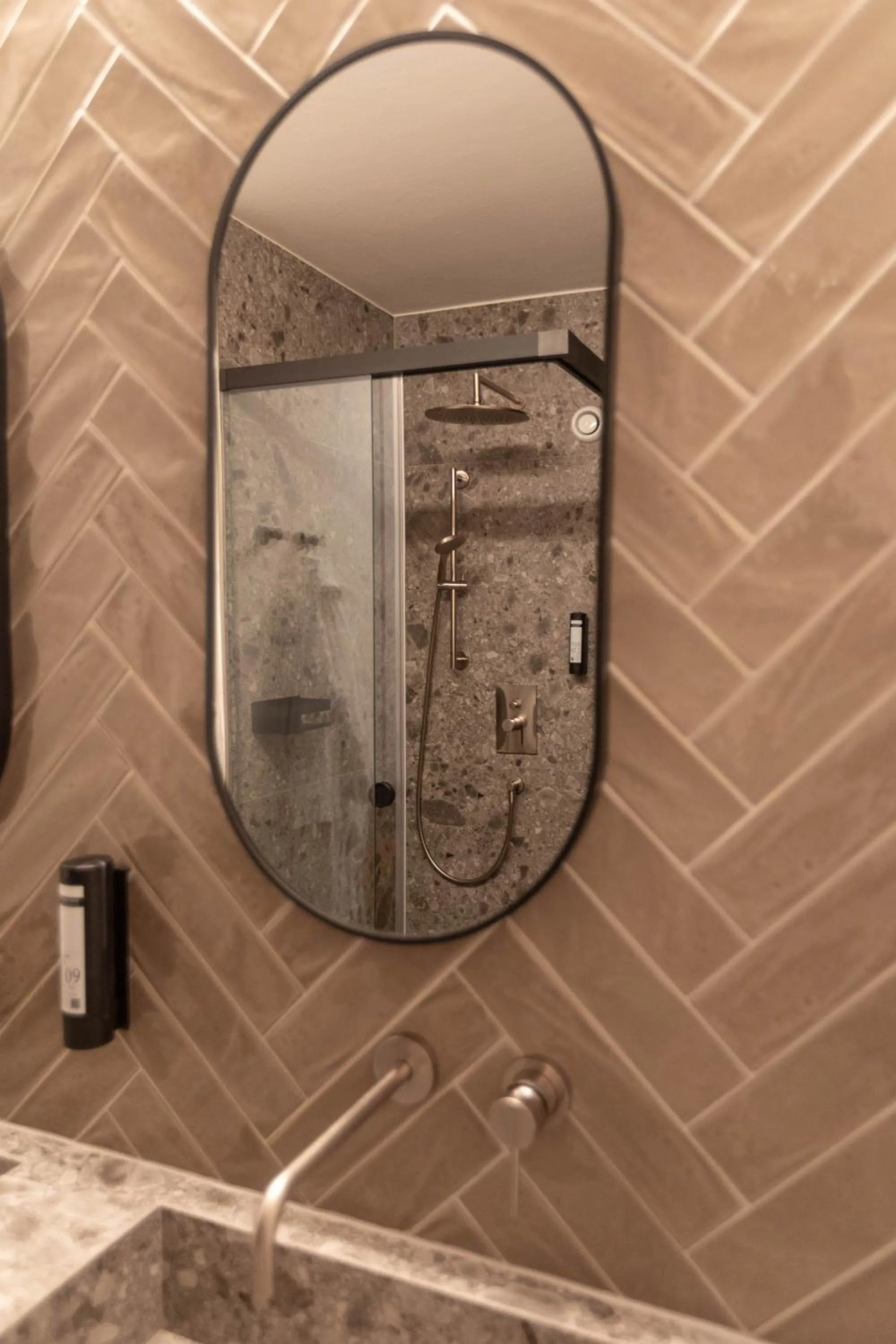 Bathroom in Alpines Gourmet Hotel Montanara
