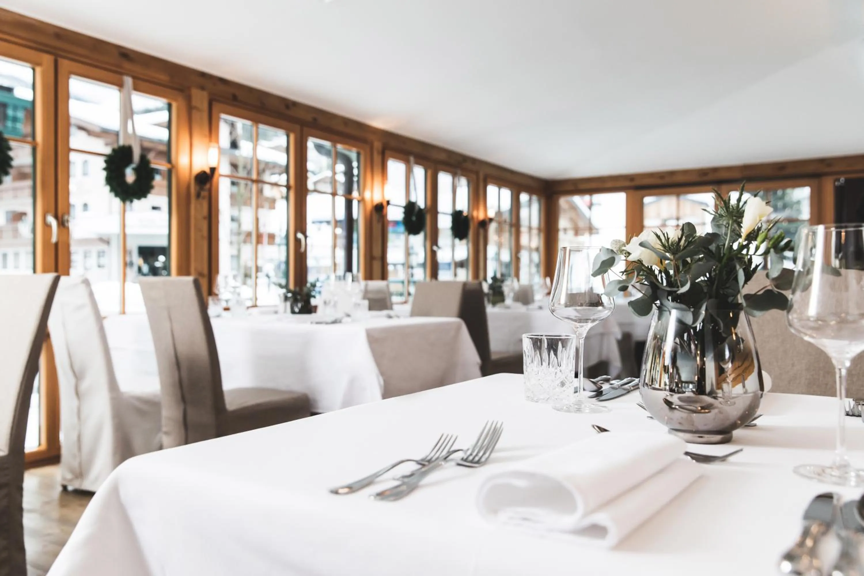Restaurant/places to eat in Alpines Gourmet Hotel Montanara
